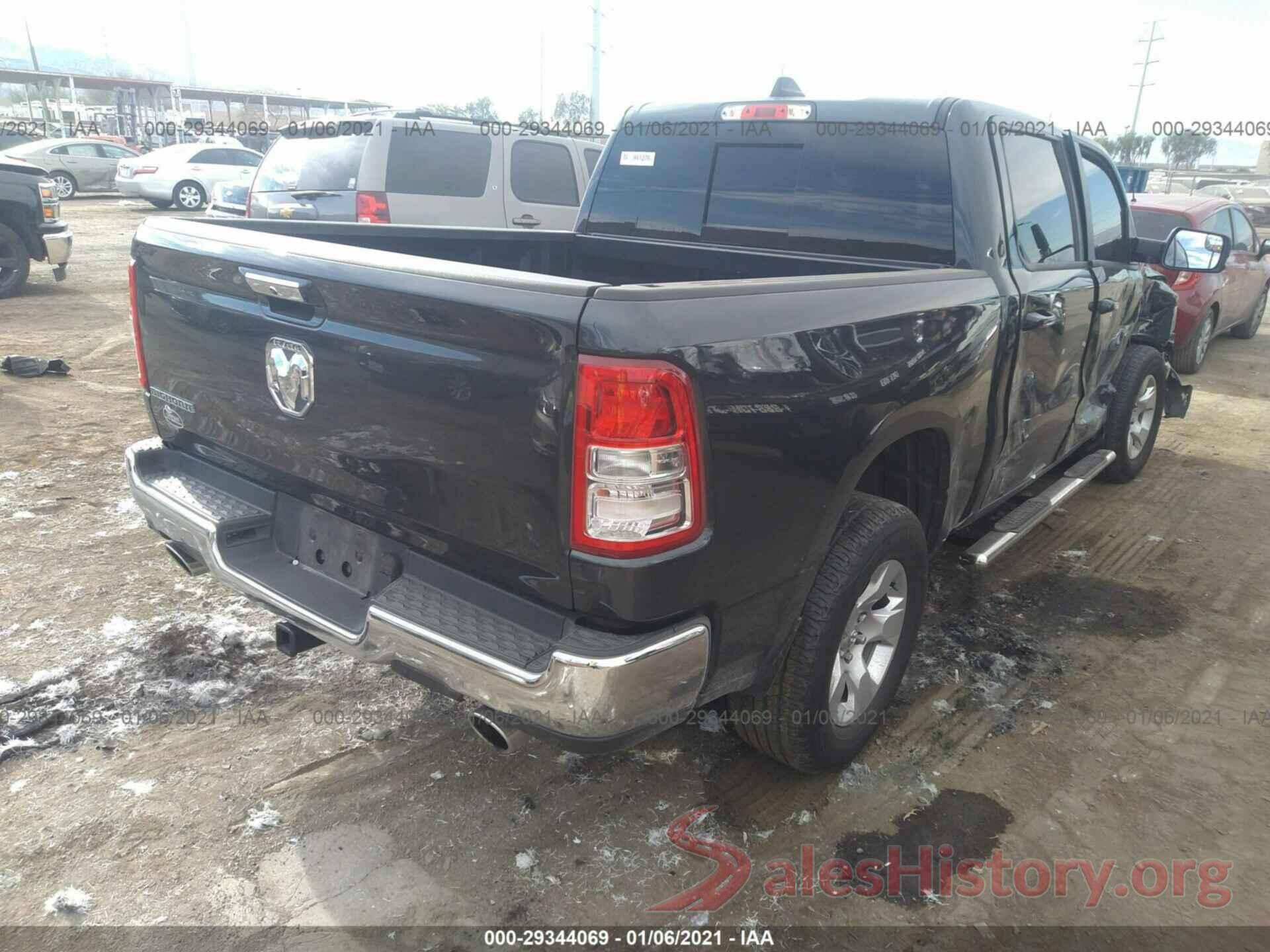 1C6RREFT4KN813155 2019 DODGE RAM 1500