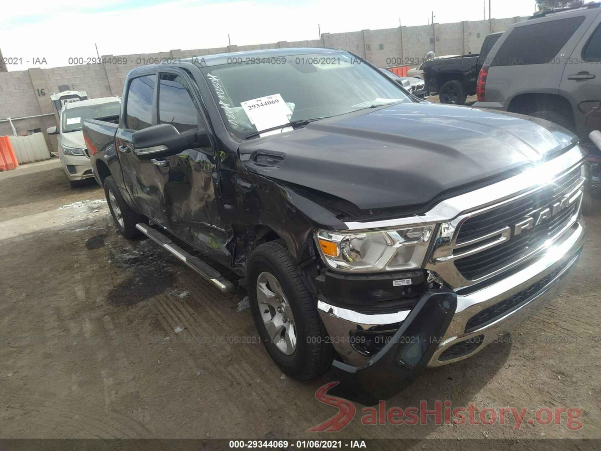 1C6RREFT4KN813155 2019 DODGE RAM 1500