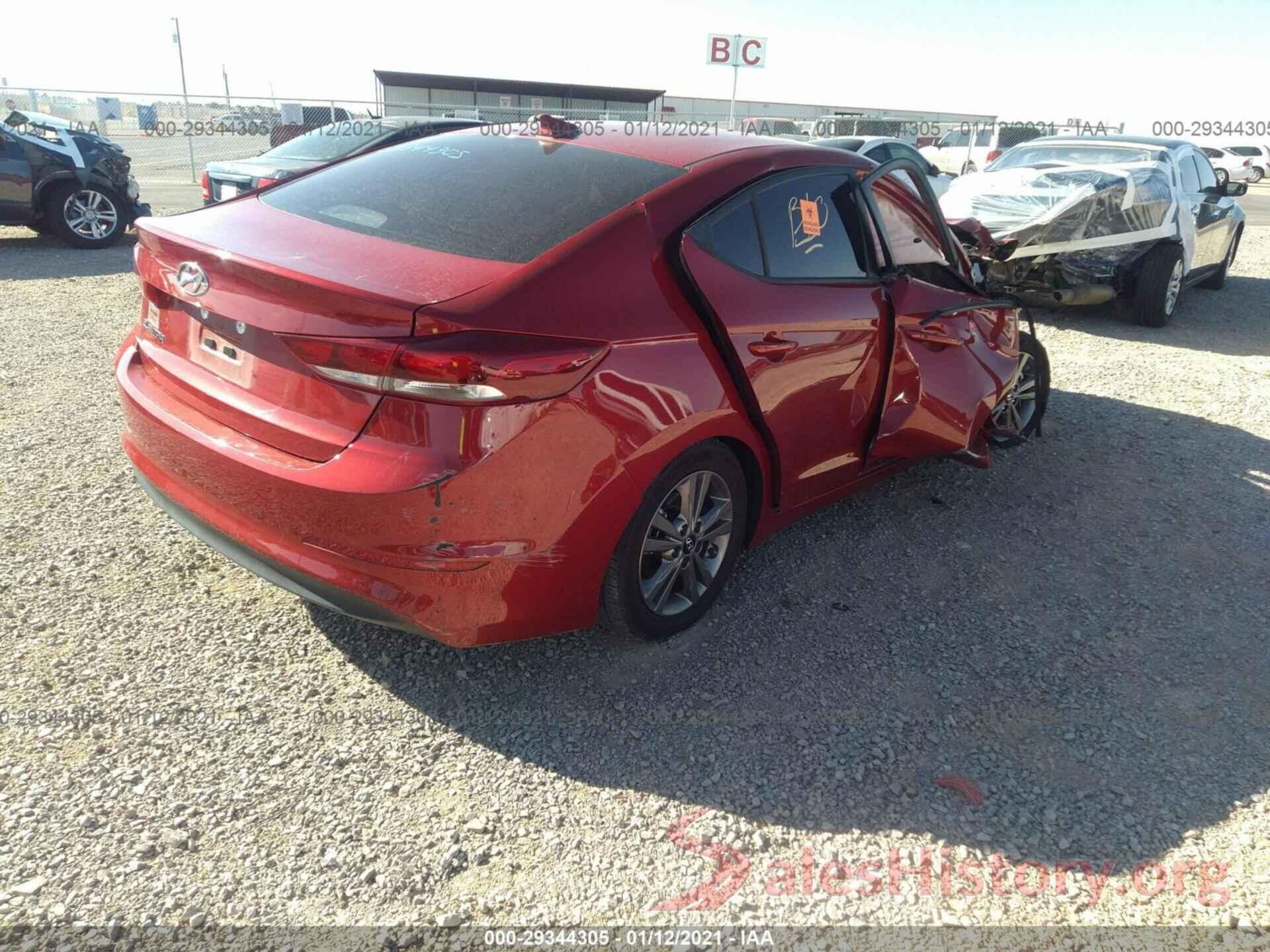 5NPD84LF0JH399630 2018 HYUNDAI ELANTRA