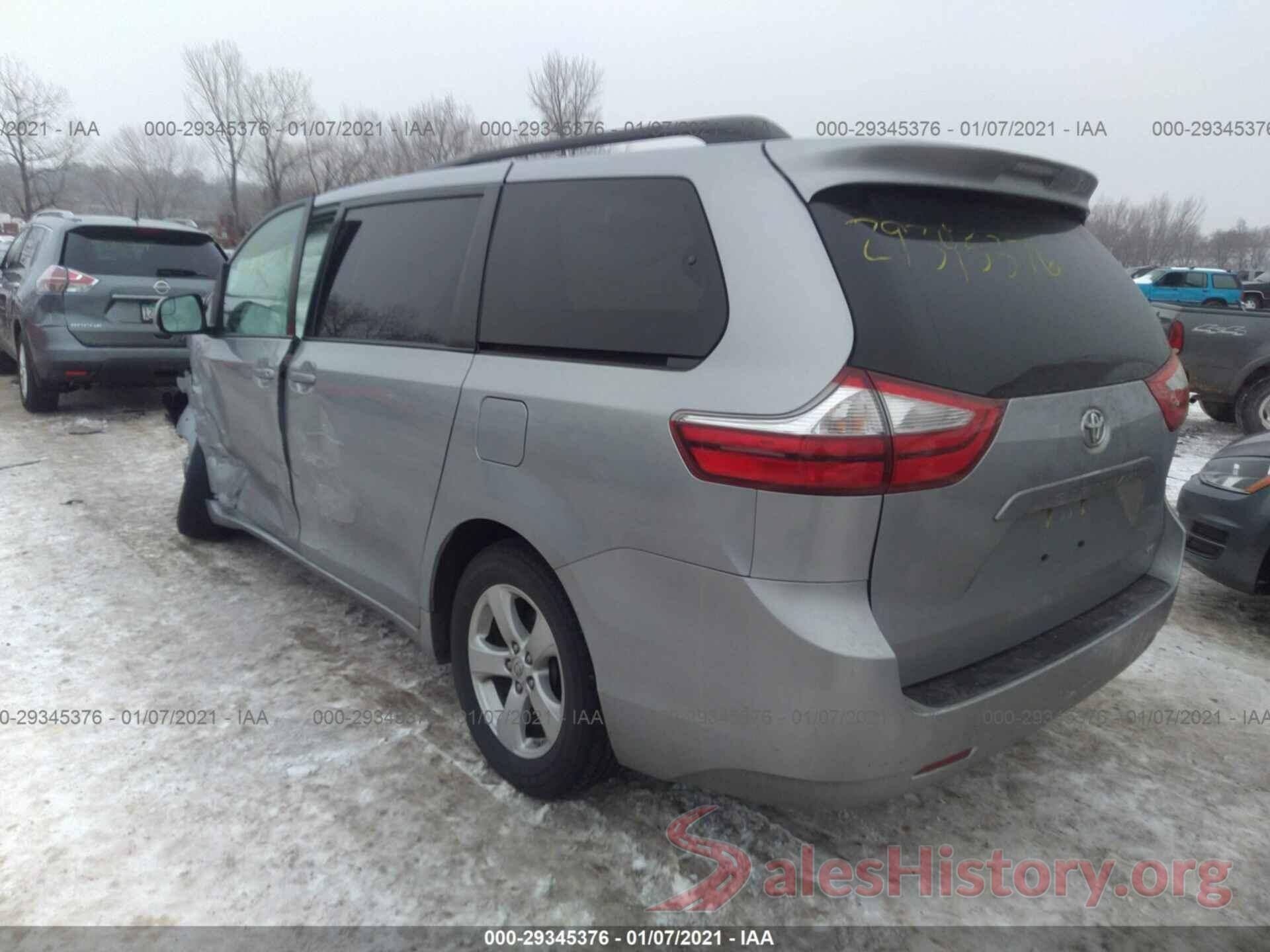 5TDKK3DC6GS703893 2016 TOYOTA SIENNA