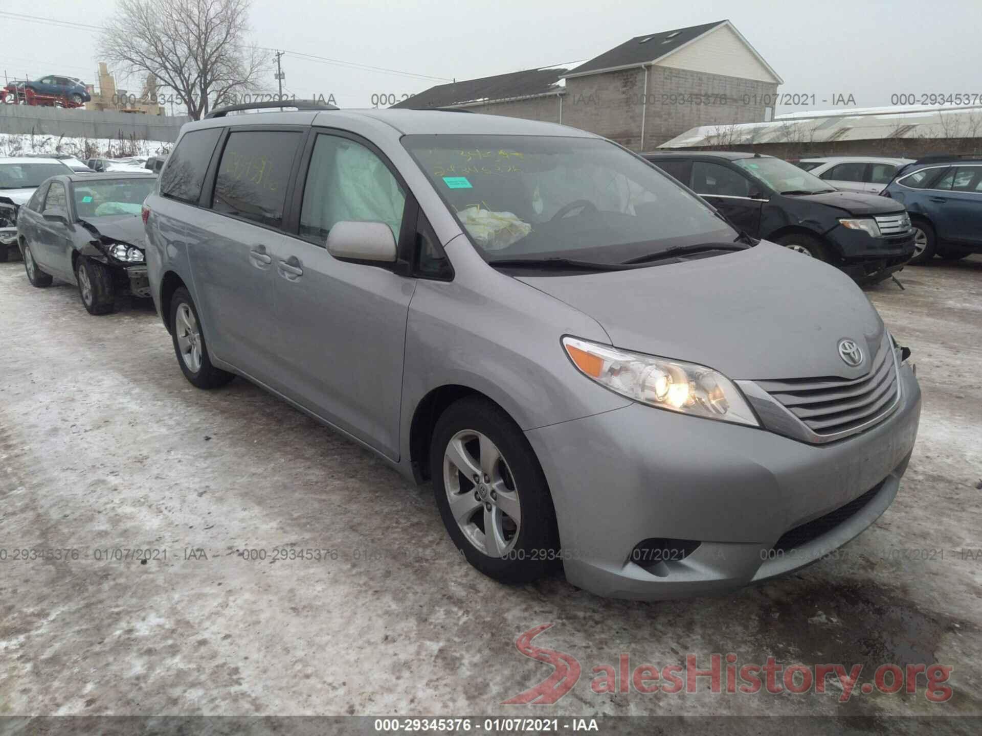 5TDKK3DC6GS703893 2016 TOYOTA SIENNA