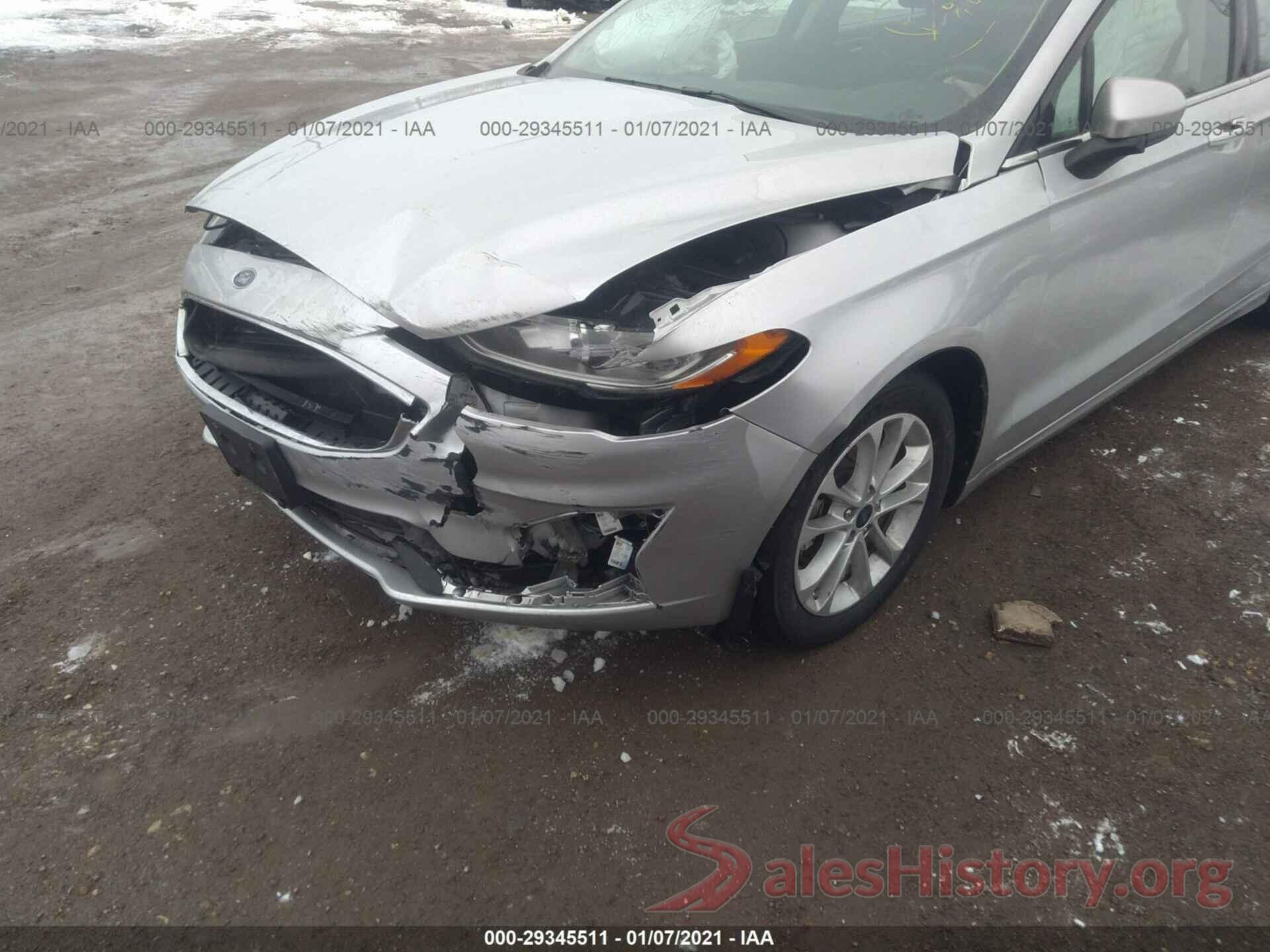 3FA6P0HDXKR163941 2019 FORD FUSION