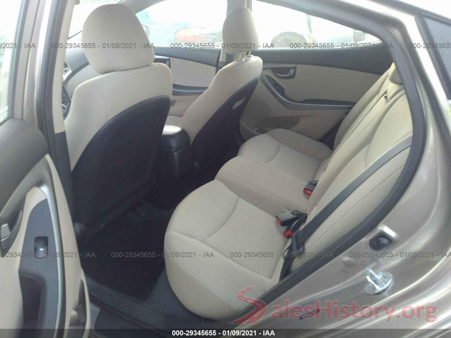 5NPDH4AE1GH721307 2016 HYUNDAI ELANTRA