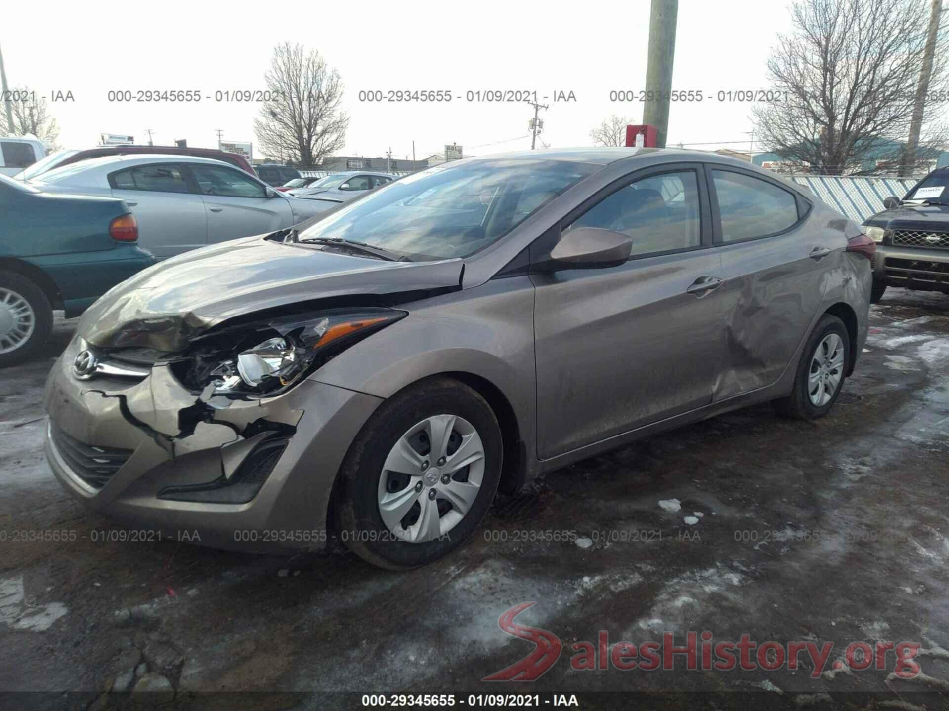 5NPDH4AE1GH721307 2016 HYUNDAI ELANTRA