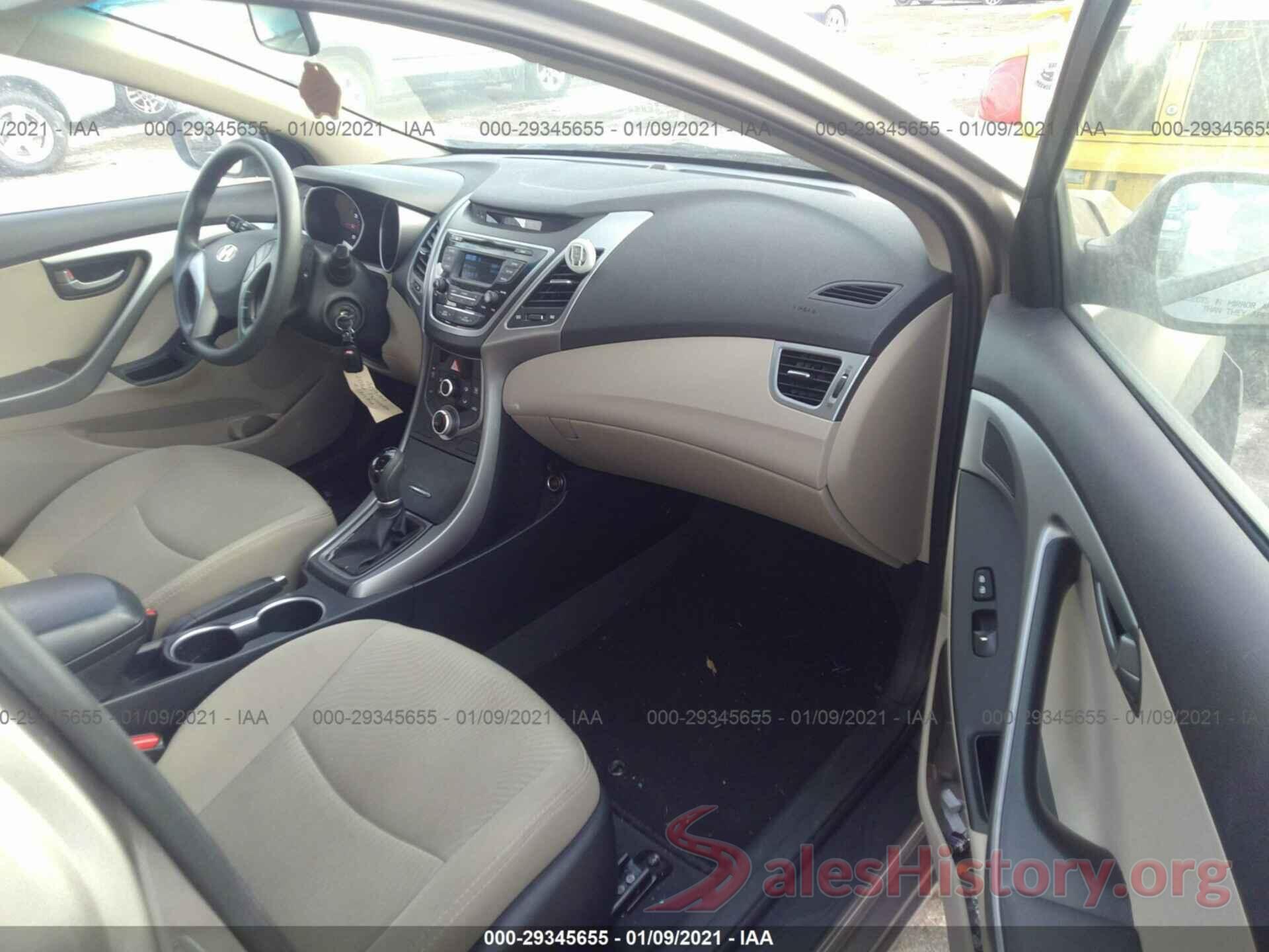 5NPDH4AE1GH721307 2016 HYUNDAI ELANTRA