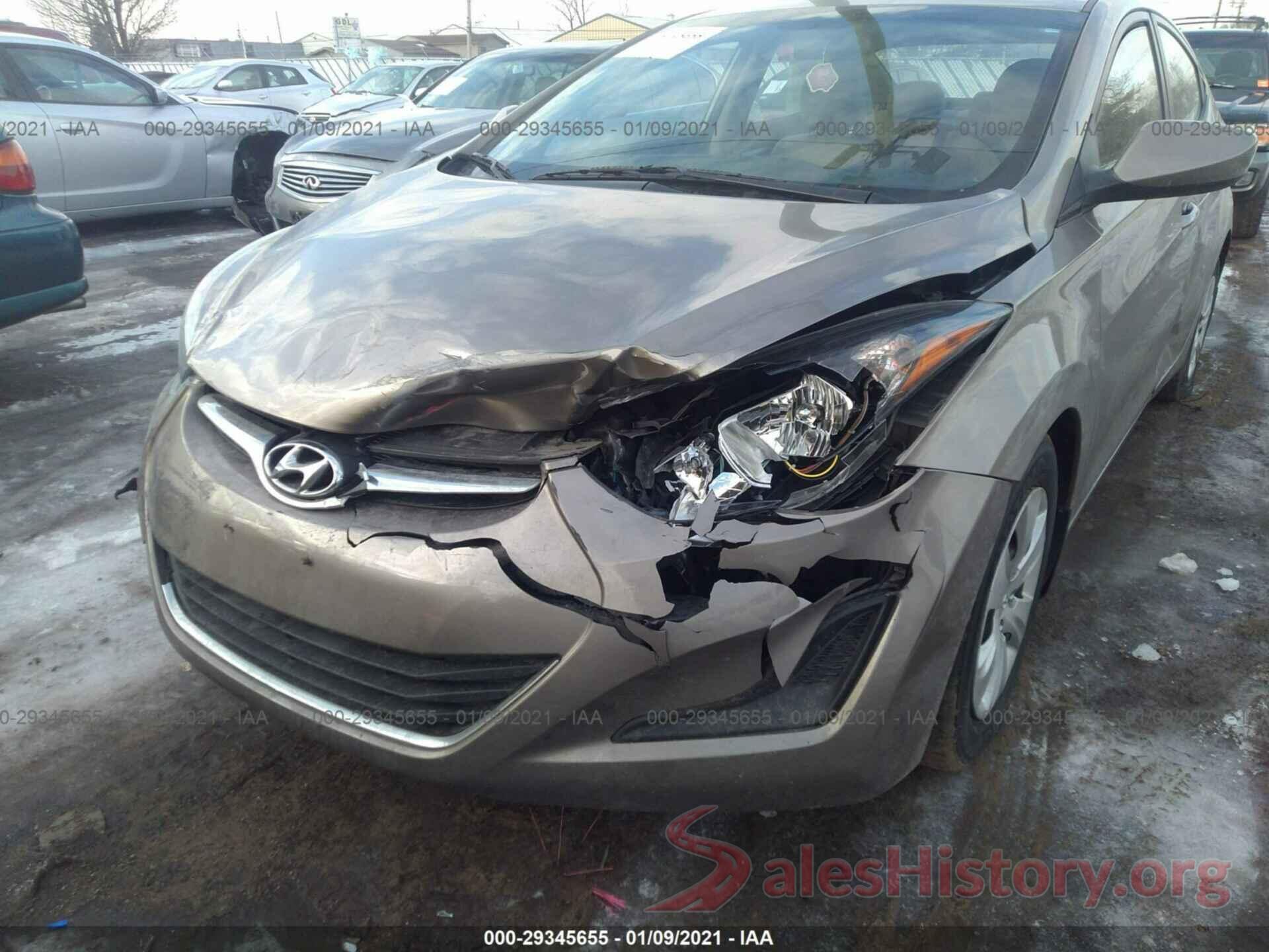 5NPDH4AE1GH721307 2016 HYUNDAI ELANTRA