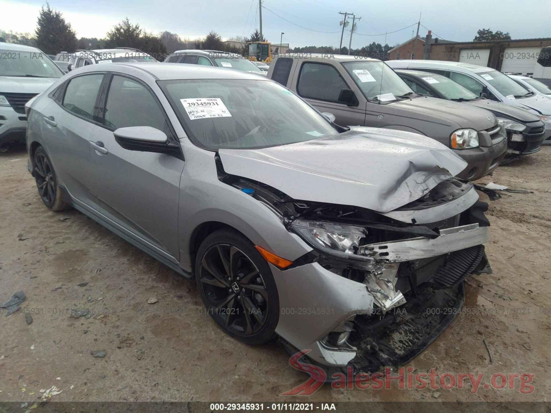 SHHFK7H45JU210177 2018 HONDA CIVIC HATCHBACK