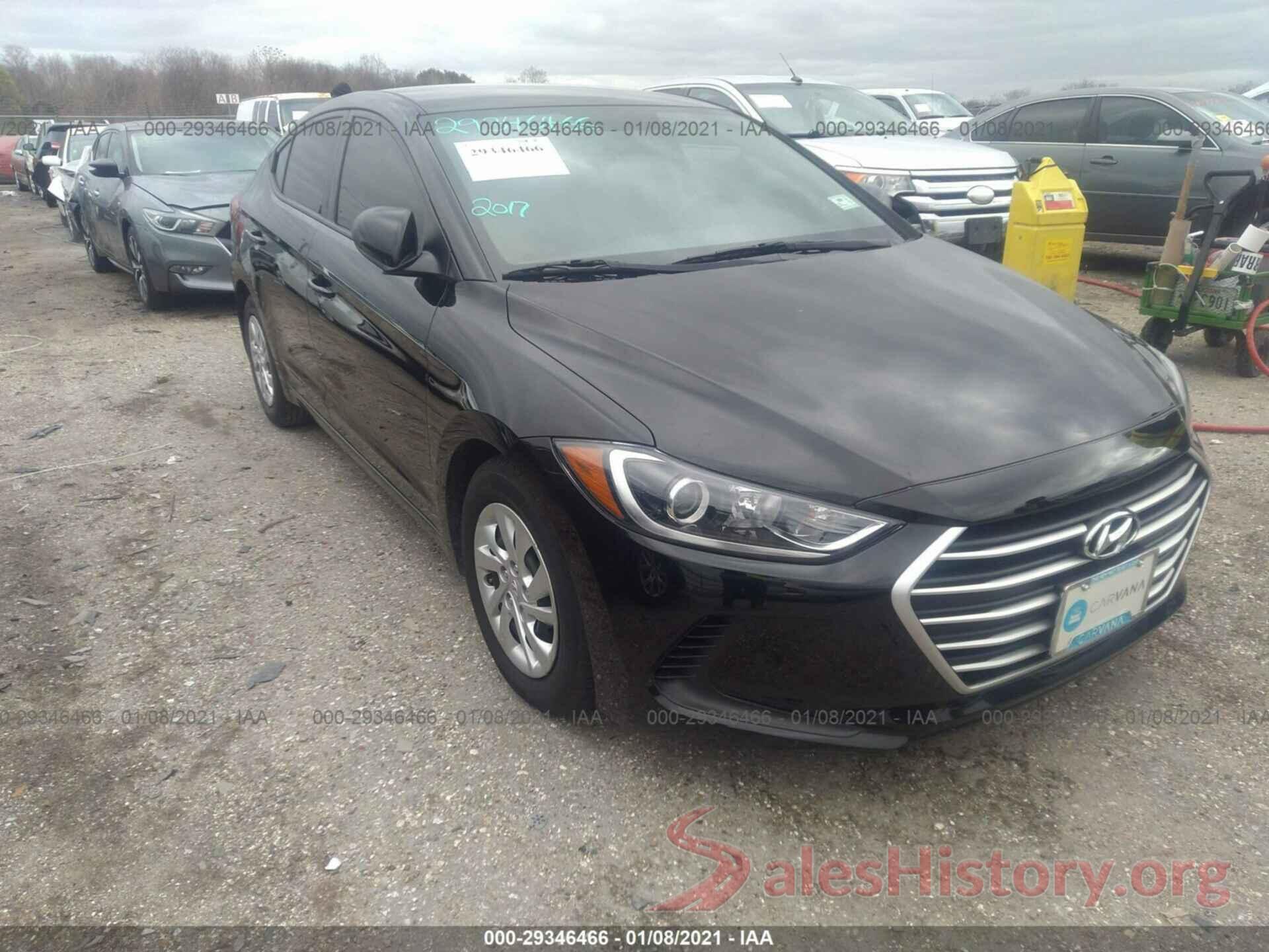 5NPD74LF0HH191857 2017 HYUNDAI ELANTRA