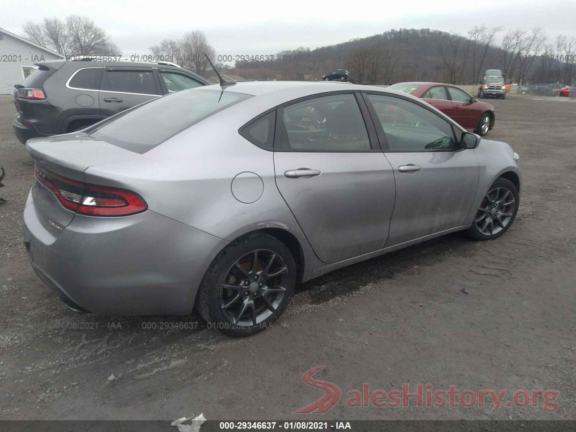 1C3CDFBB3GD644408 2016 DODGE DART