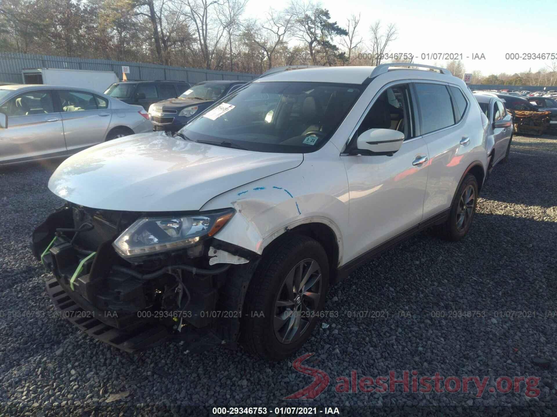 5N1AT2MV0GC762391 2016 NISSAN ROGUE