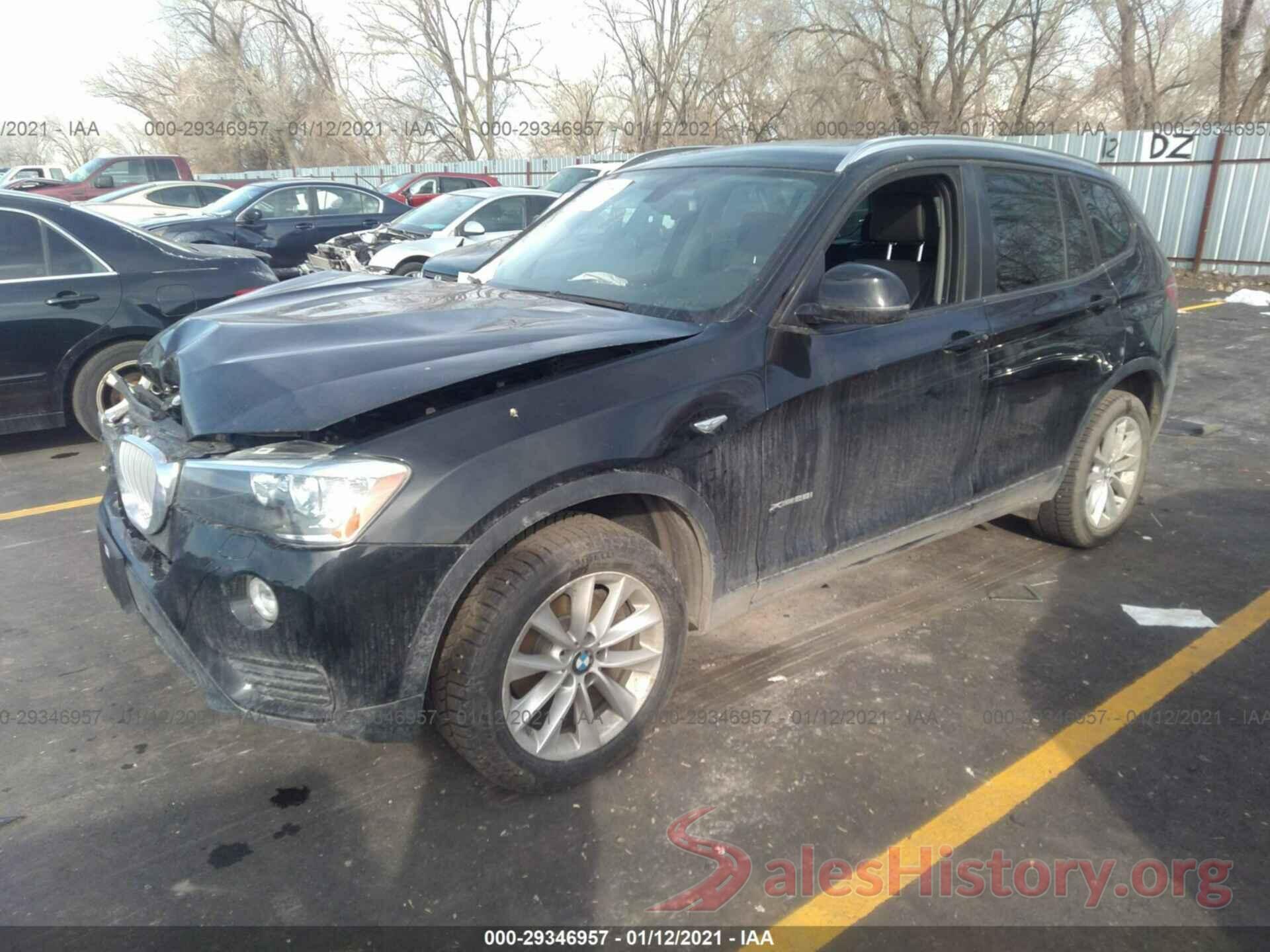 5UXWX9C30H0T23135 2017 BMW X3