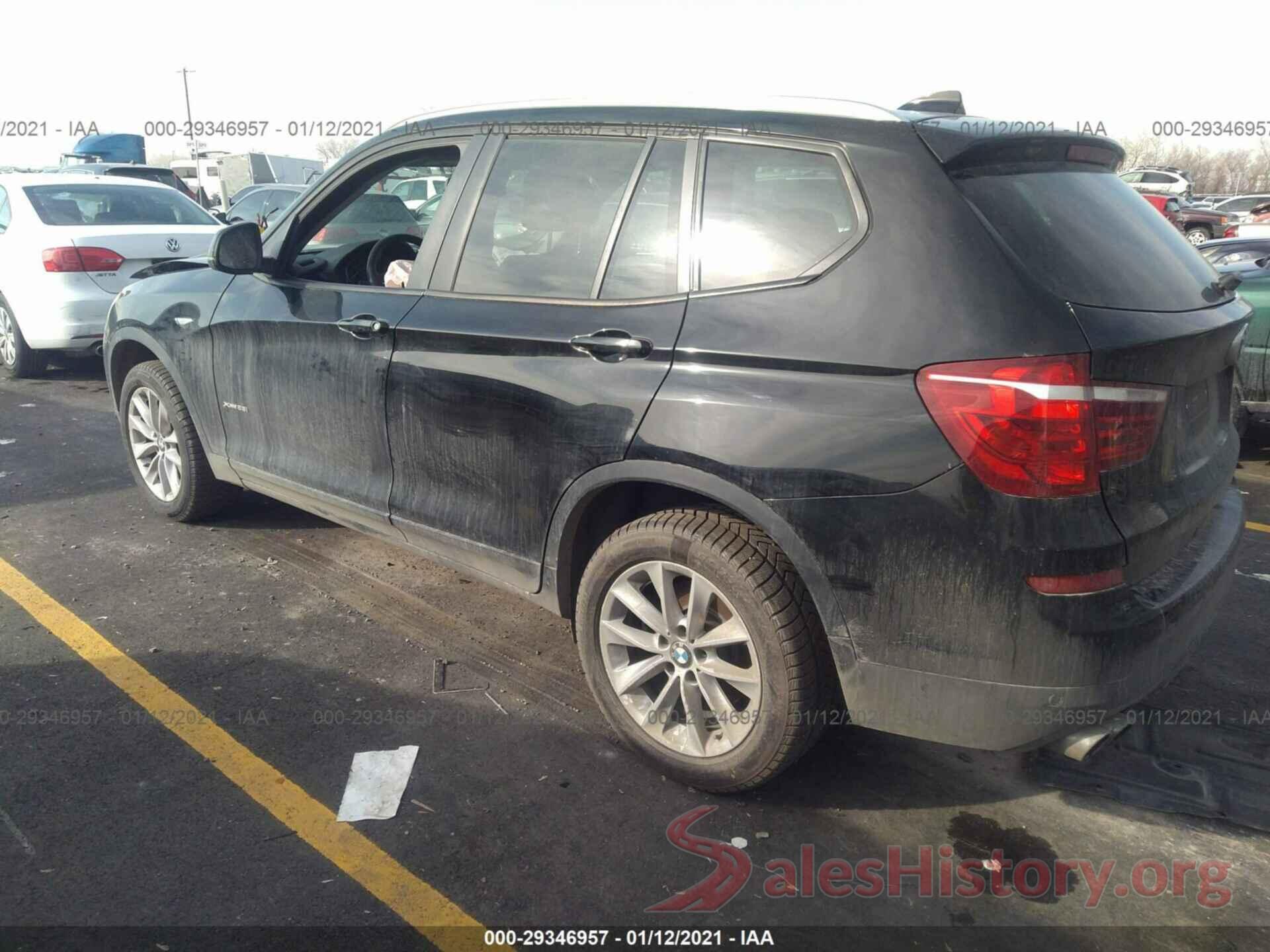 5UXWX9C30H0T23135 2017 BMW X3