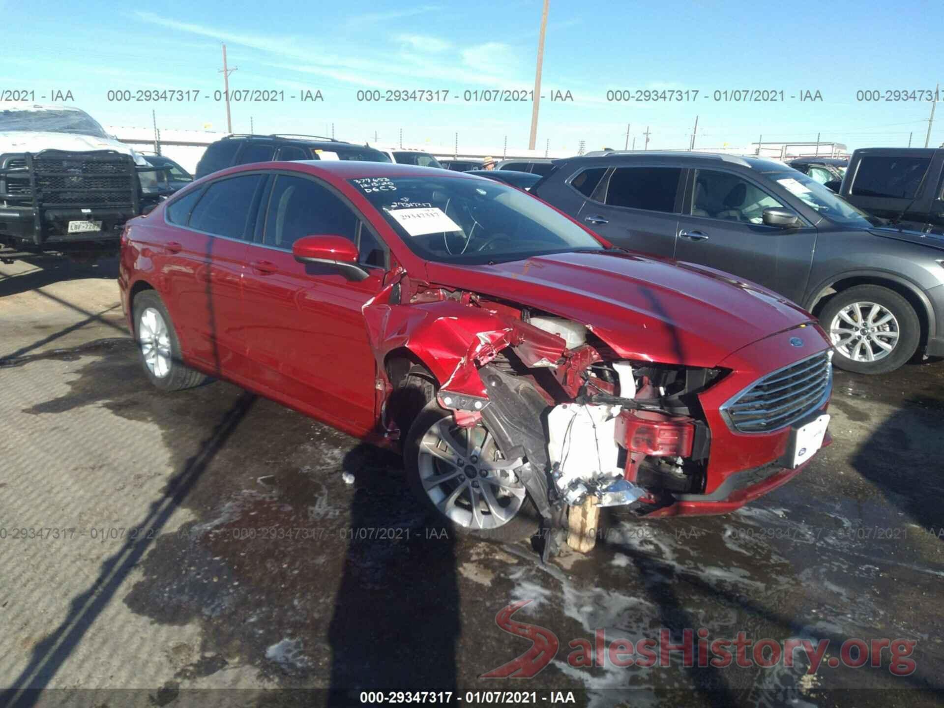 3FA6P0HD6LR187672 2020 FORD FUSION