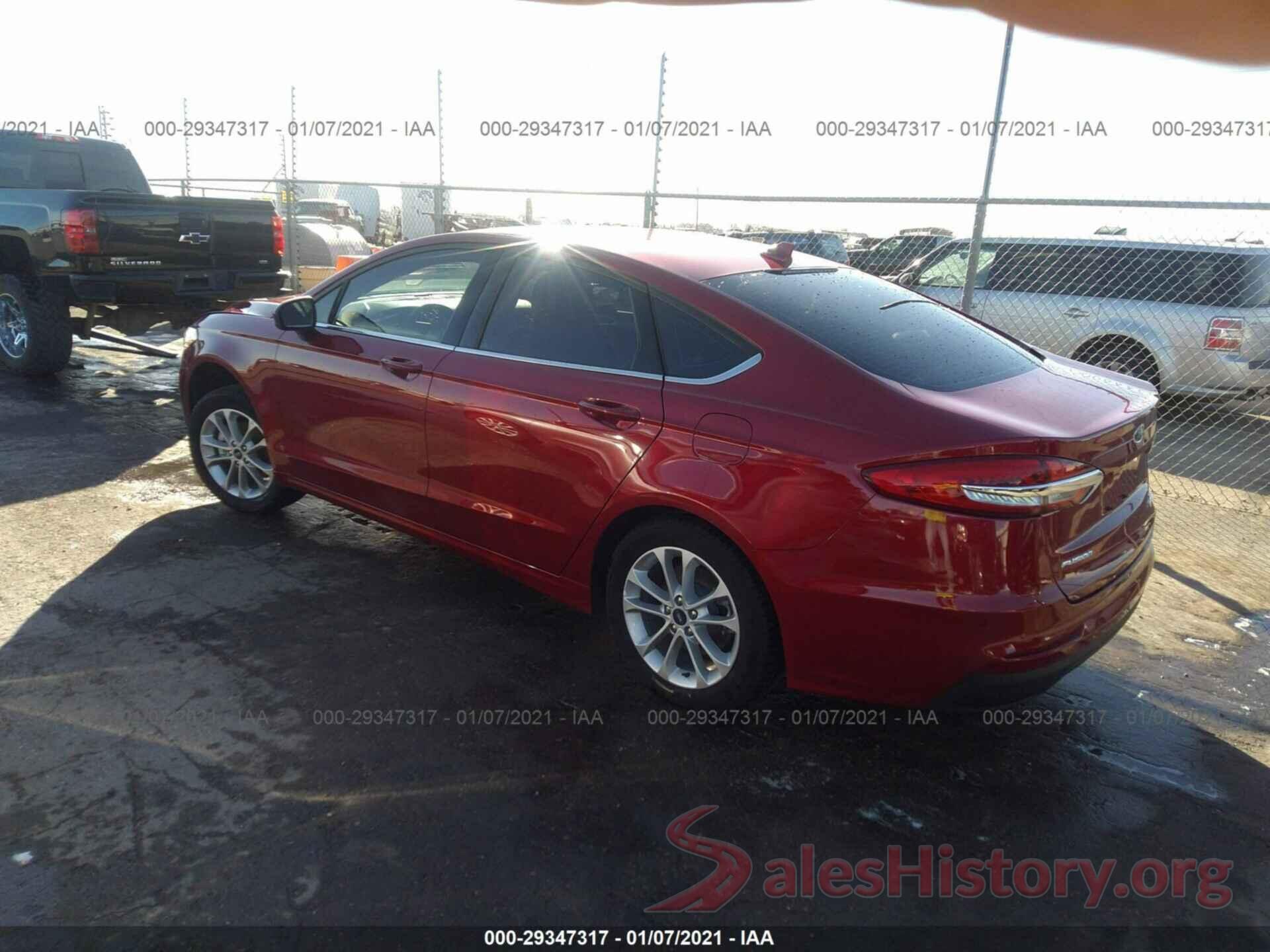 3FA6P0HD6LR187672 2020 FORD FUSION