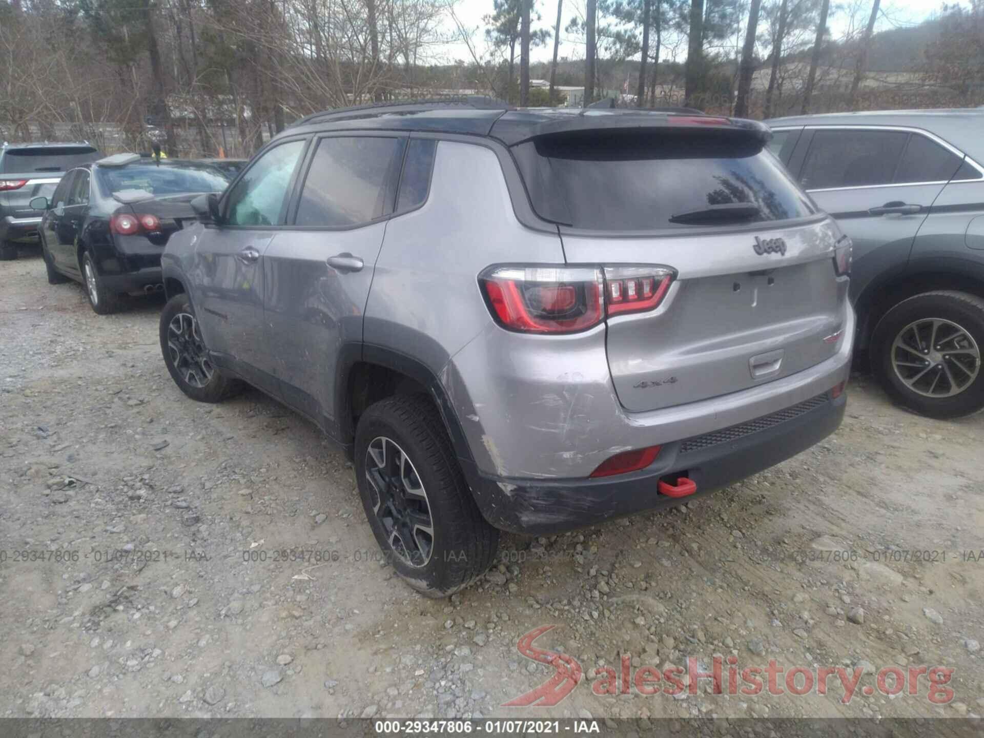 3C4NJDDB6LT214438 2020 JEEP COMPASS