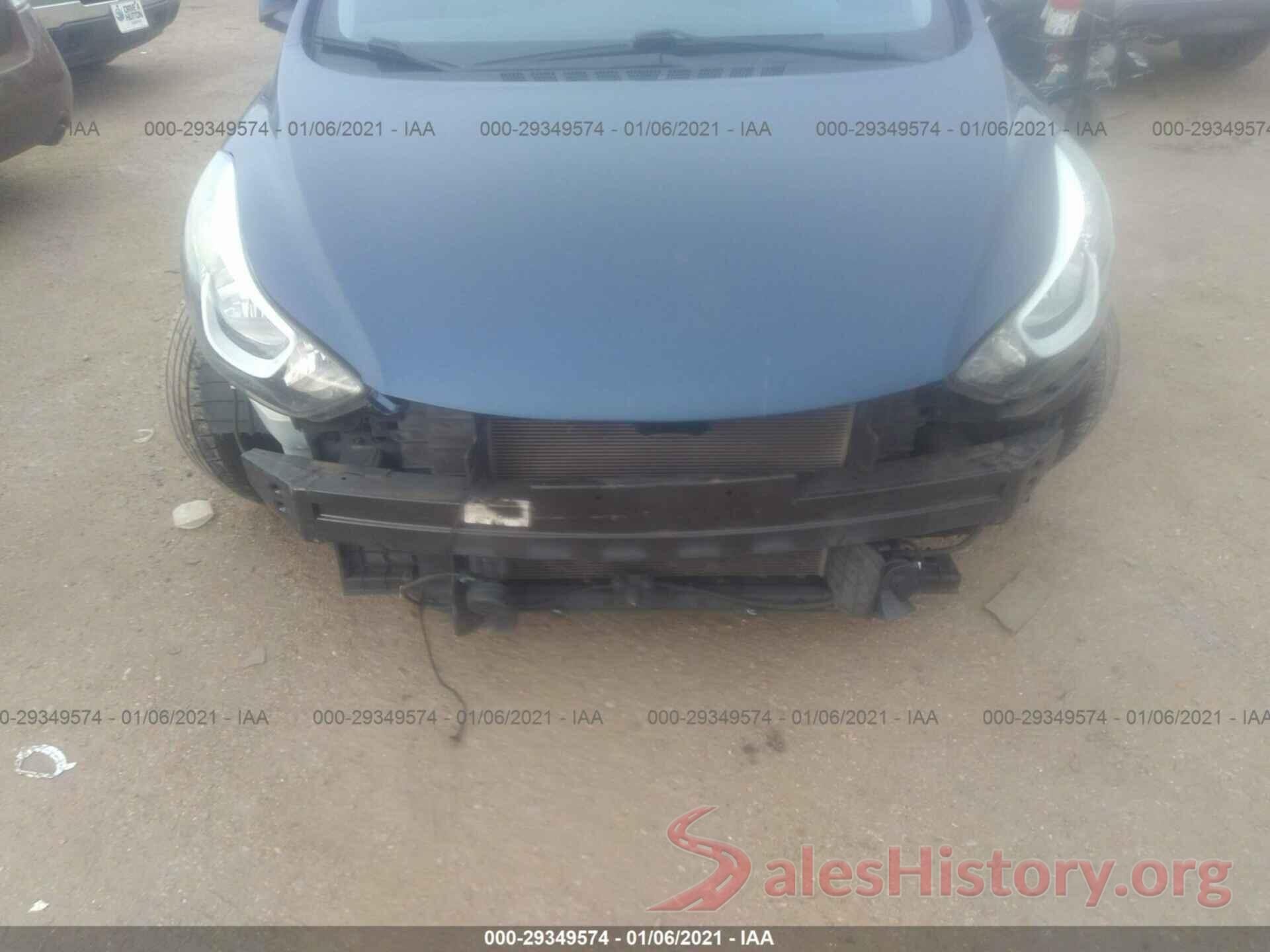 5NPDH4AEXGH742284 2016 HYUNDAI ELANTRA