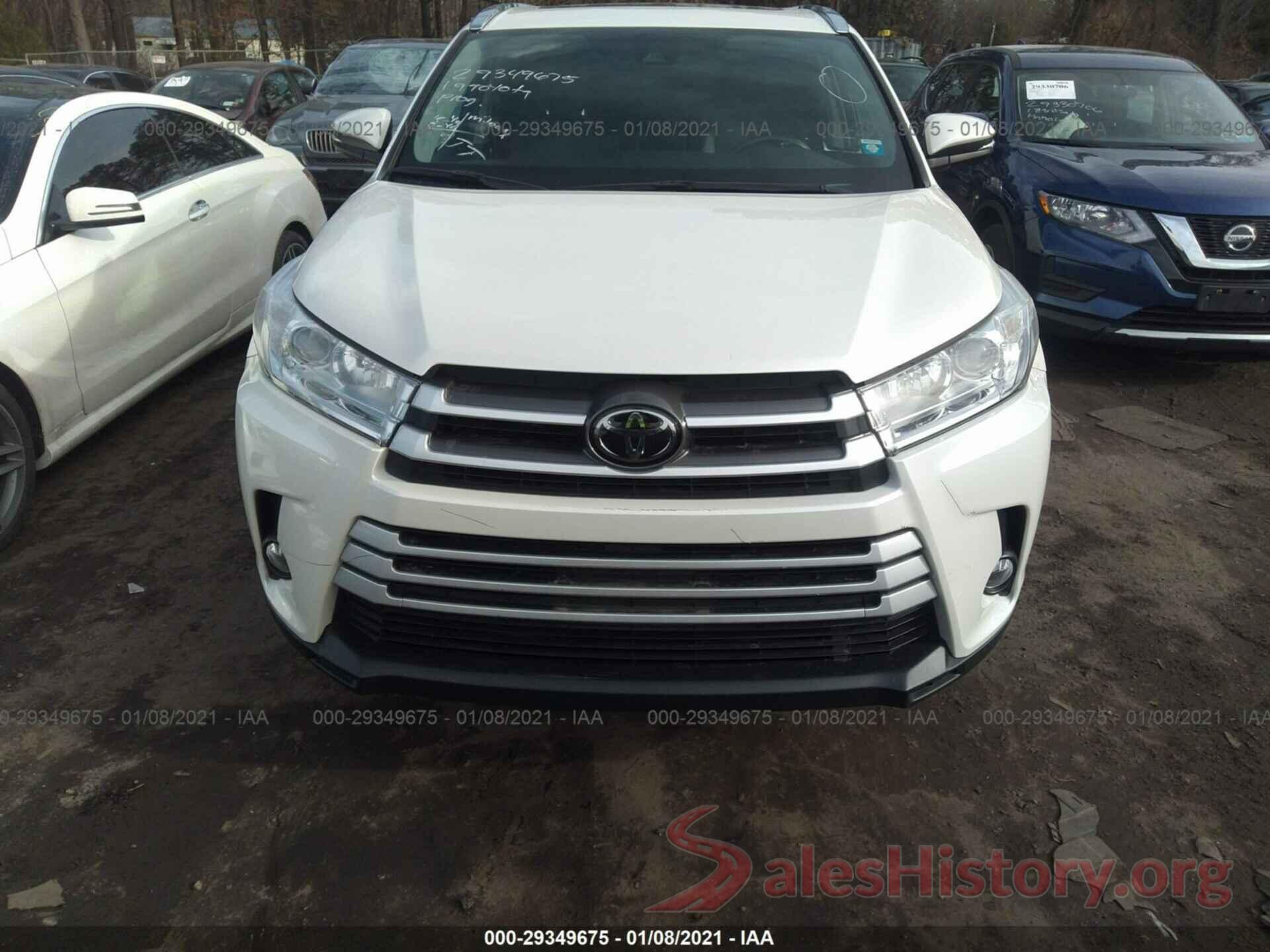 5TDJZRFH9KS588265 2019 TOYOTA HIGHLANDER