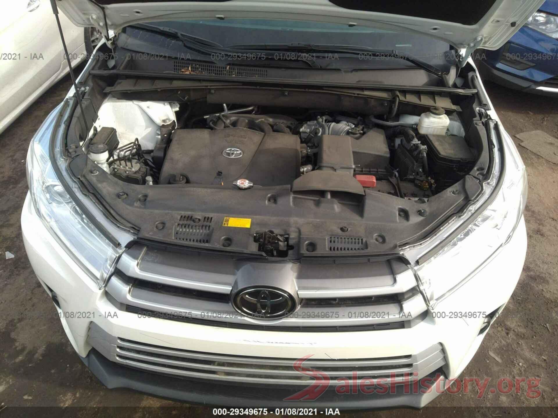 5TDJZRFH9KS588265 2019 TOYOTA HIGHLANDER