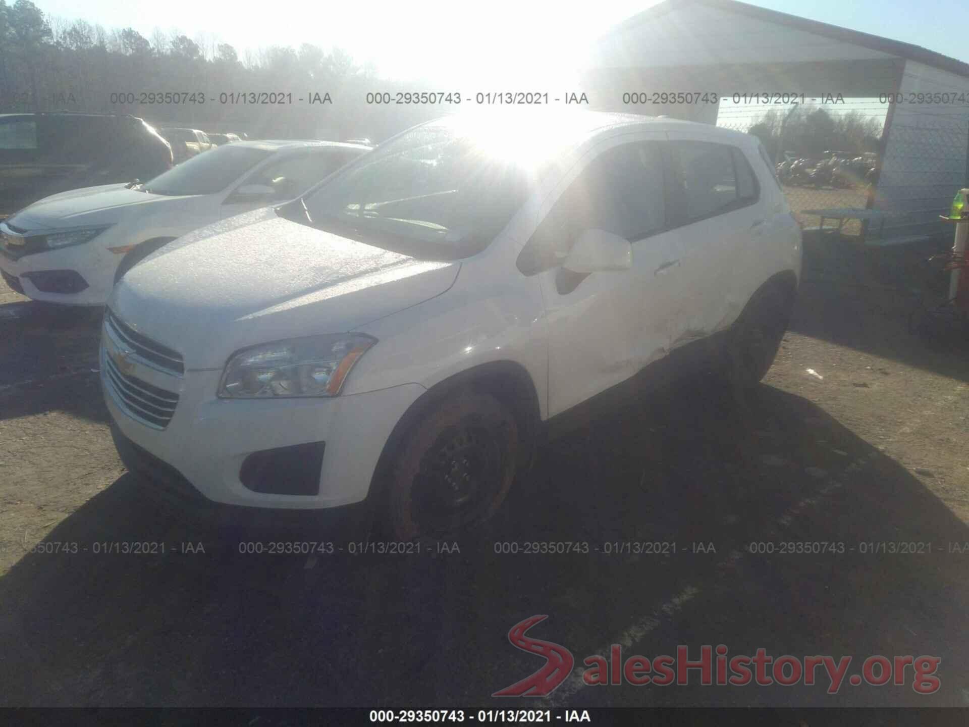 3GNCJKSB8GL257058 2016 CHEVROLET TRAX