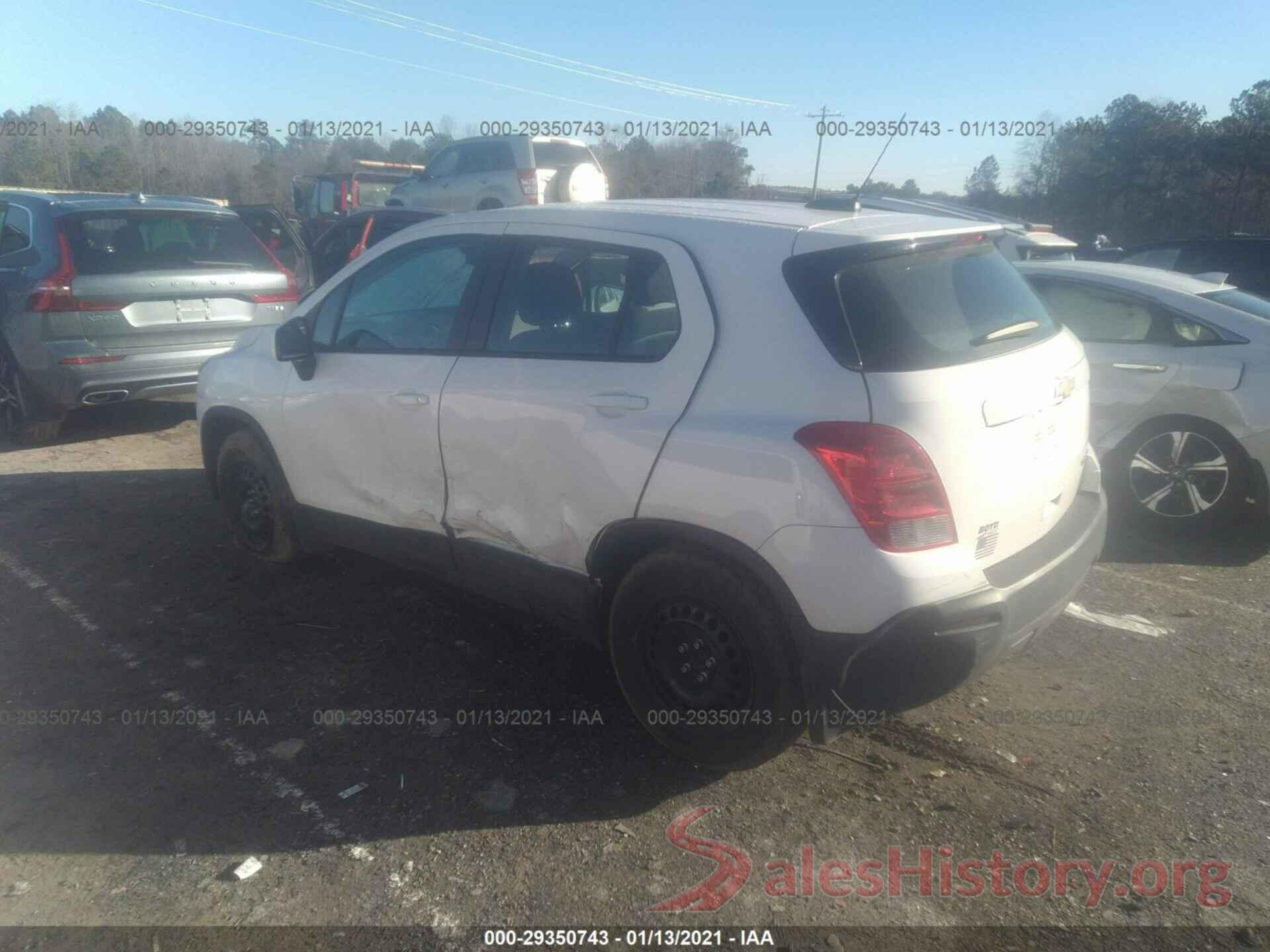 3GNCJKSB8GL257058 2016 CHEVROLET TRAX