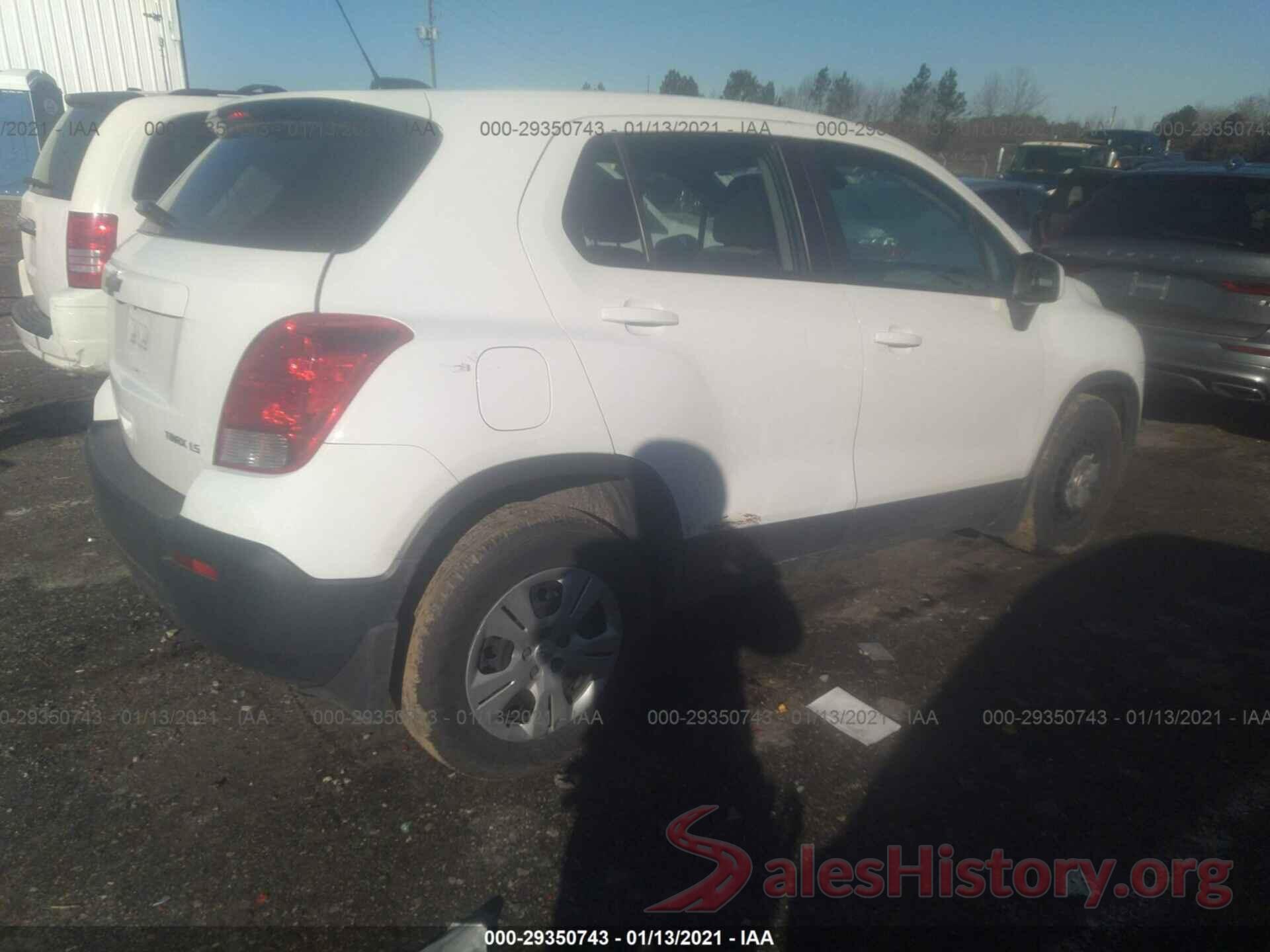 3GNCJKSB8GL257058 2016 CHEVROLET TRAX