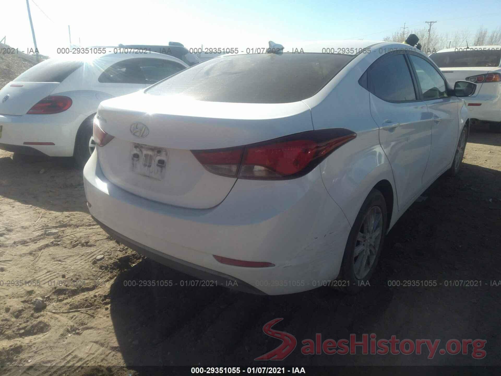 5NPDH4AE6GH788890 2016 HYUNDAI ELANTRA