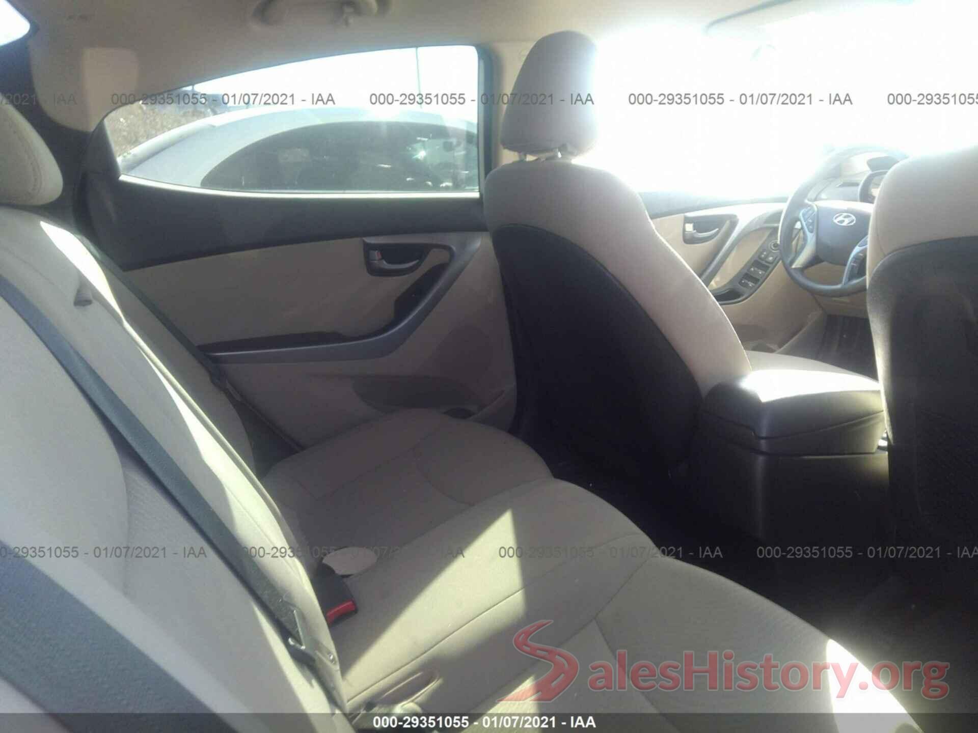 5NPDH4AE6GH788890 2016 HYUNDAI ELANTRA