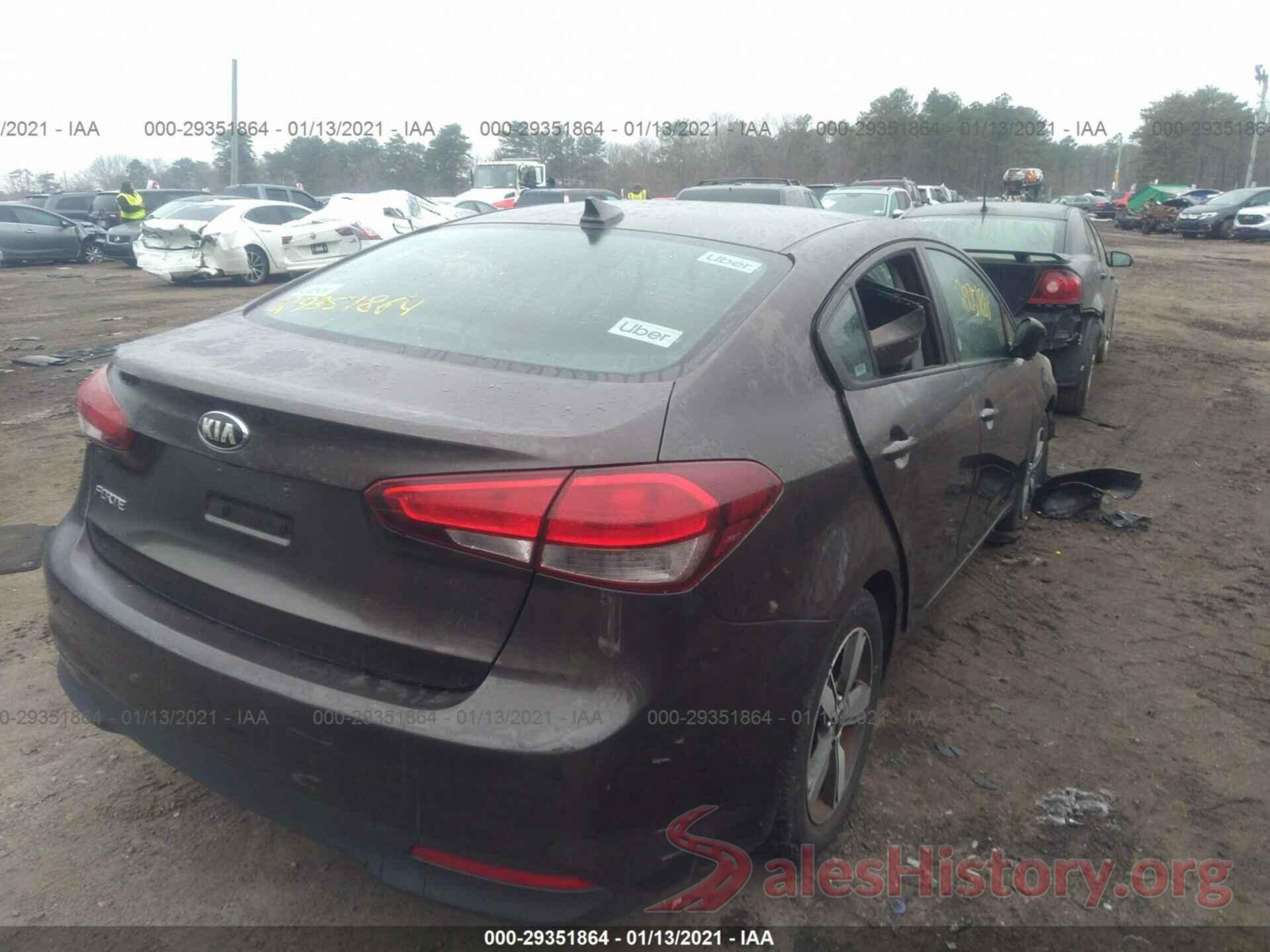 3KPFL4A70JE170887 2018 KIA FORTE