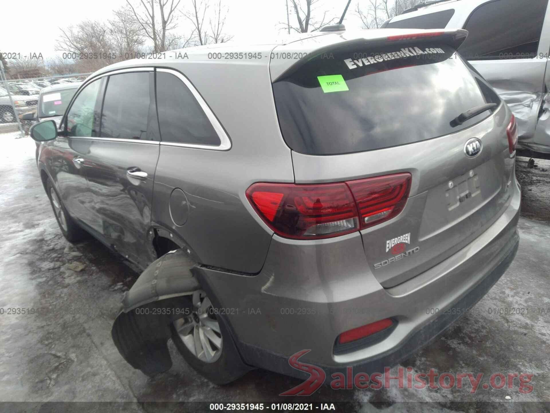 5XYPG4A39KG503873 2019 KIA SORENTO