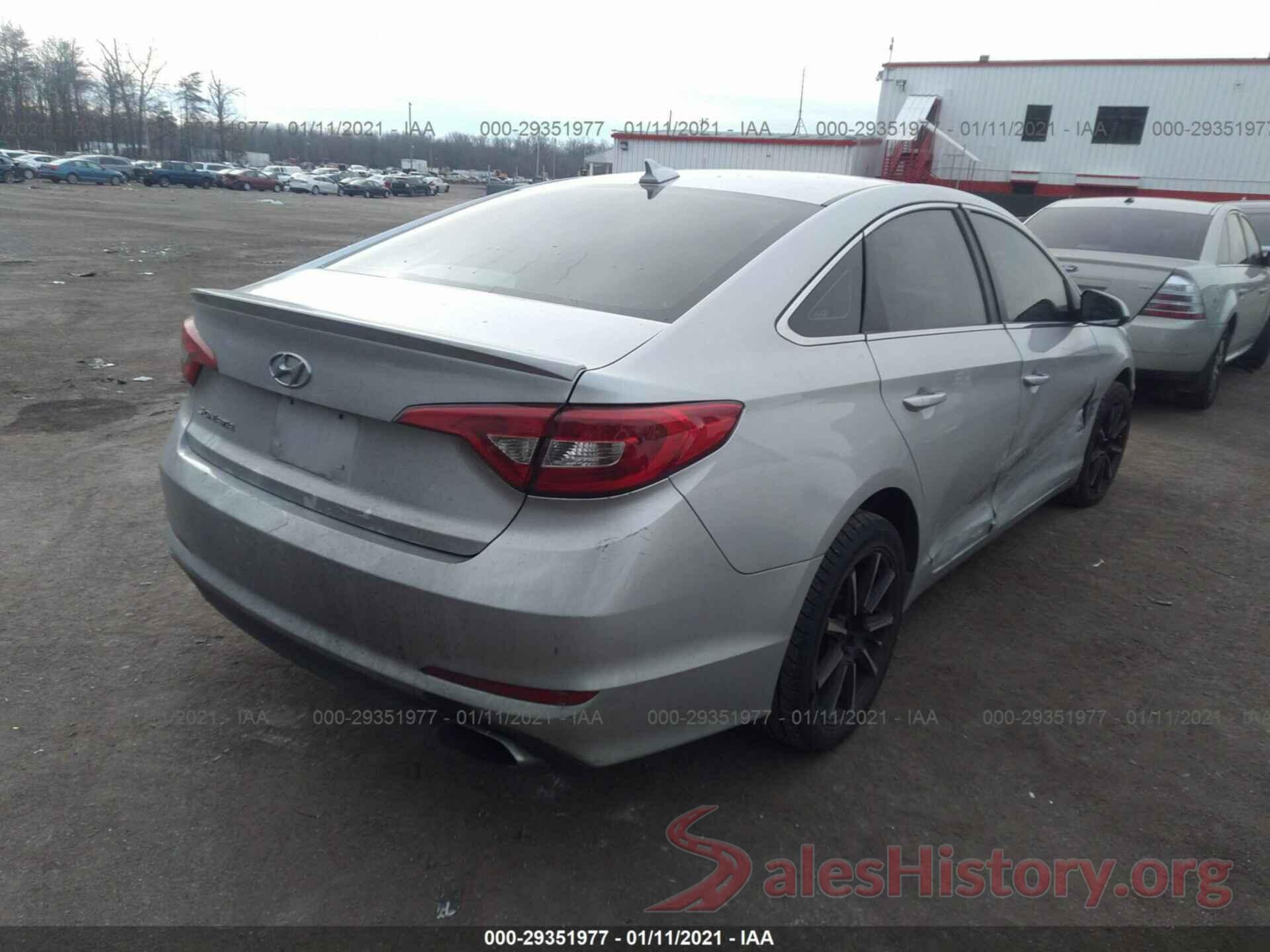 5NPE24AFXGH295275 2016 HYUNDAI SONATA