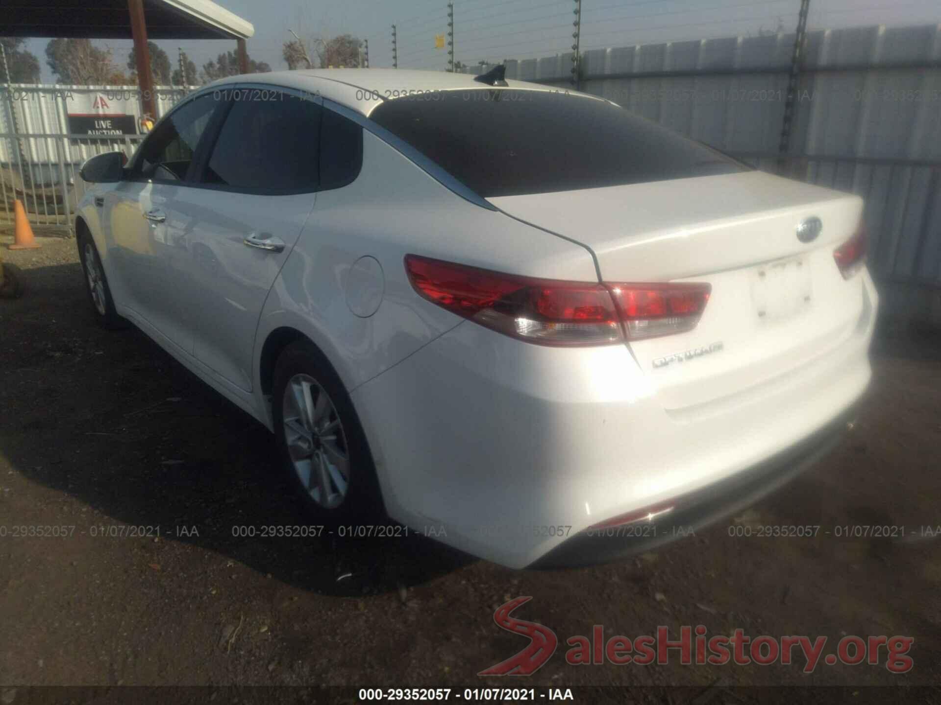 KNAGT4L37G5083987 2016 KIA OPTIMA