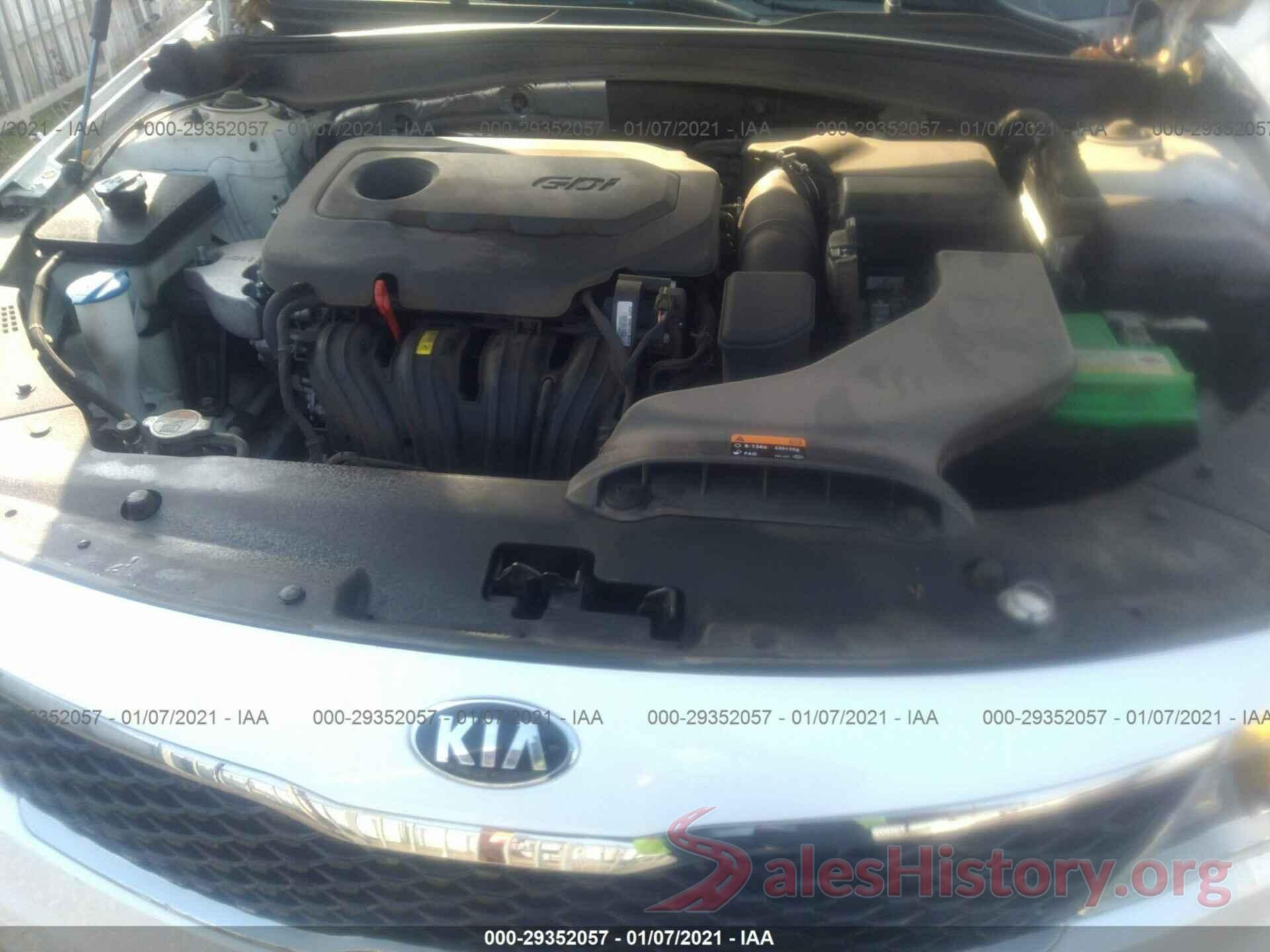 KNAGT4L37G5083987 2016 KIA OPTIMA