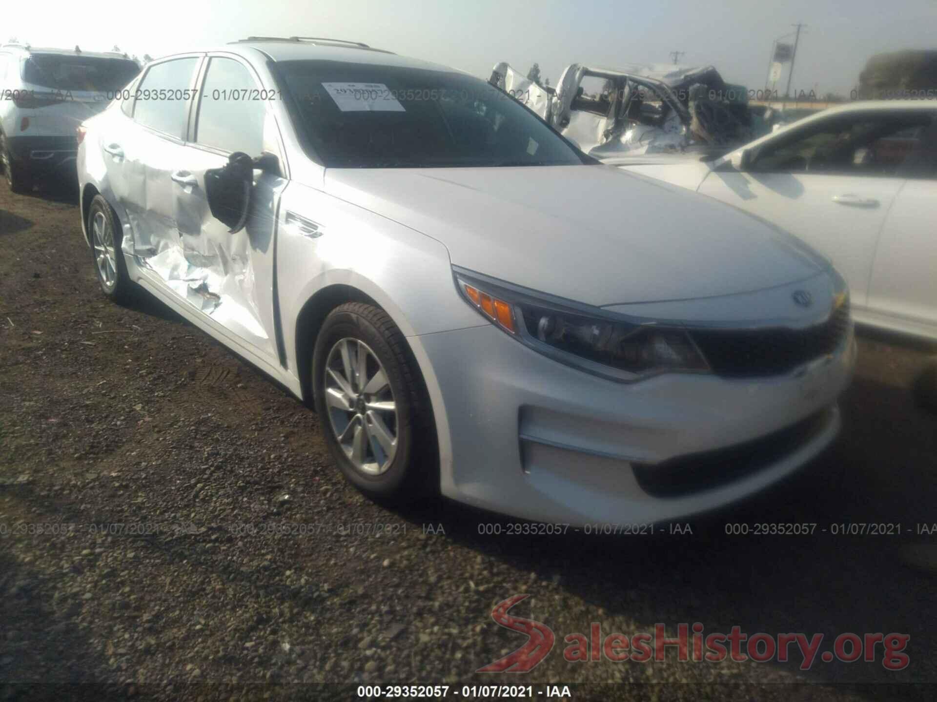 KNAGT4L37G5083987 2016 KIA OPTIMA