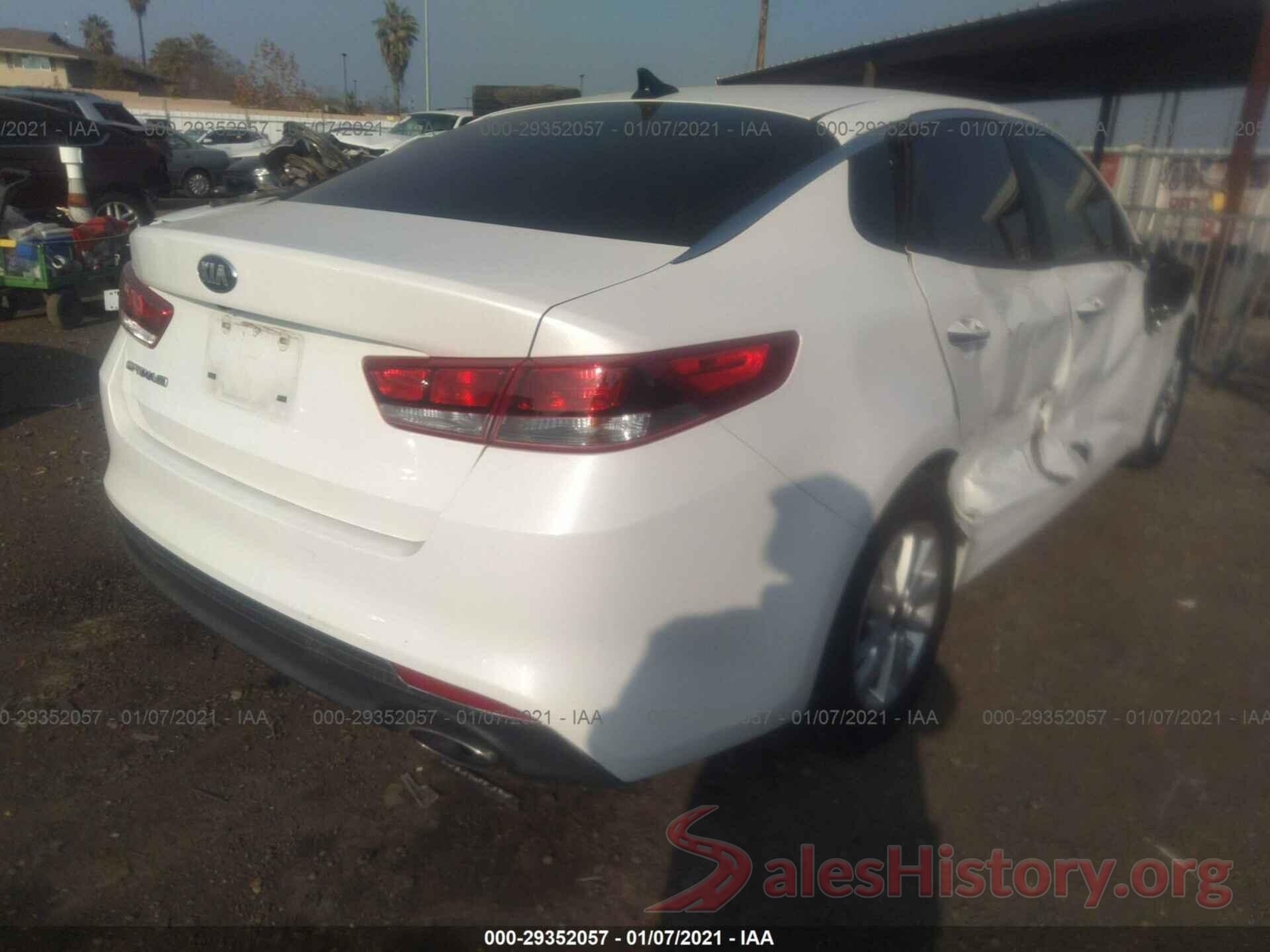 KNAGT4L37G5083987 2016 KIA OPTIMA