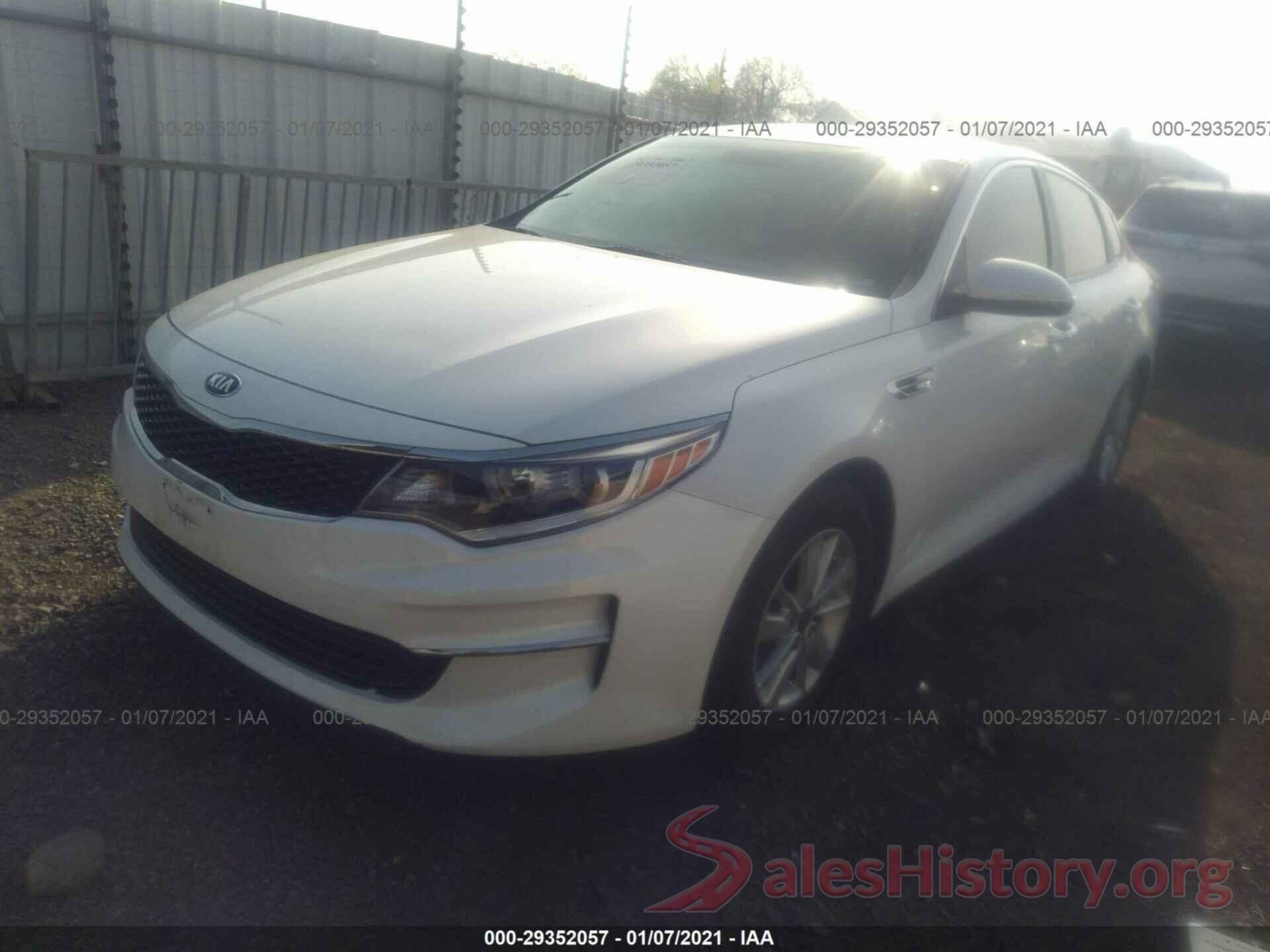 KNAGT4L37G5083987 2016 KIA OPTIMA