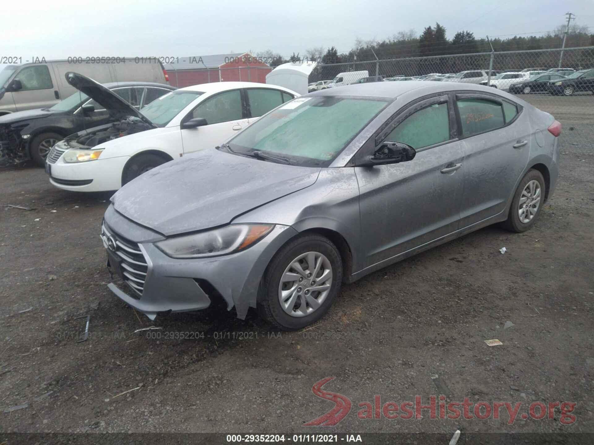 5NPD74LF7HH070484 2017 HYUNDAI ELANTRA