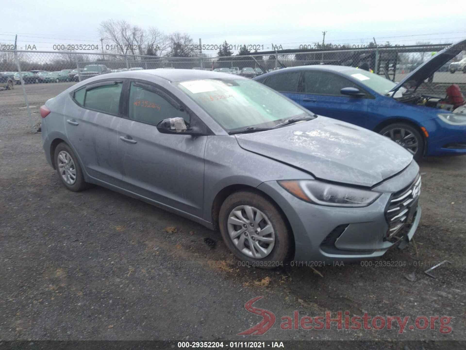 5NPD74LF7HH070484 2017 HYUNDAI ELANTRA