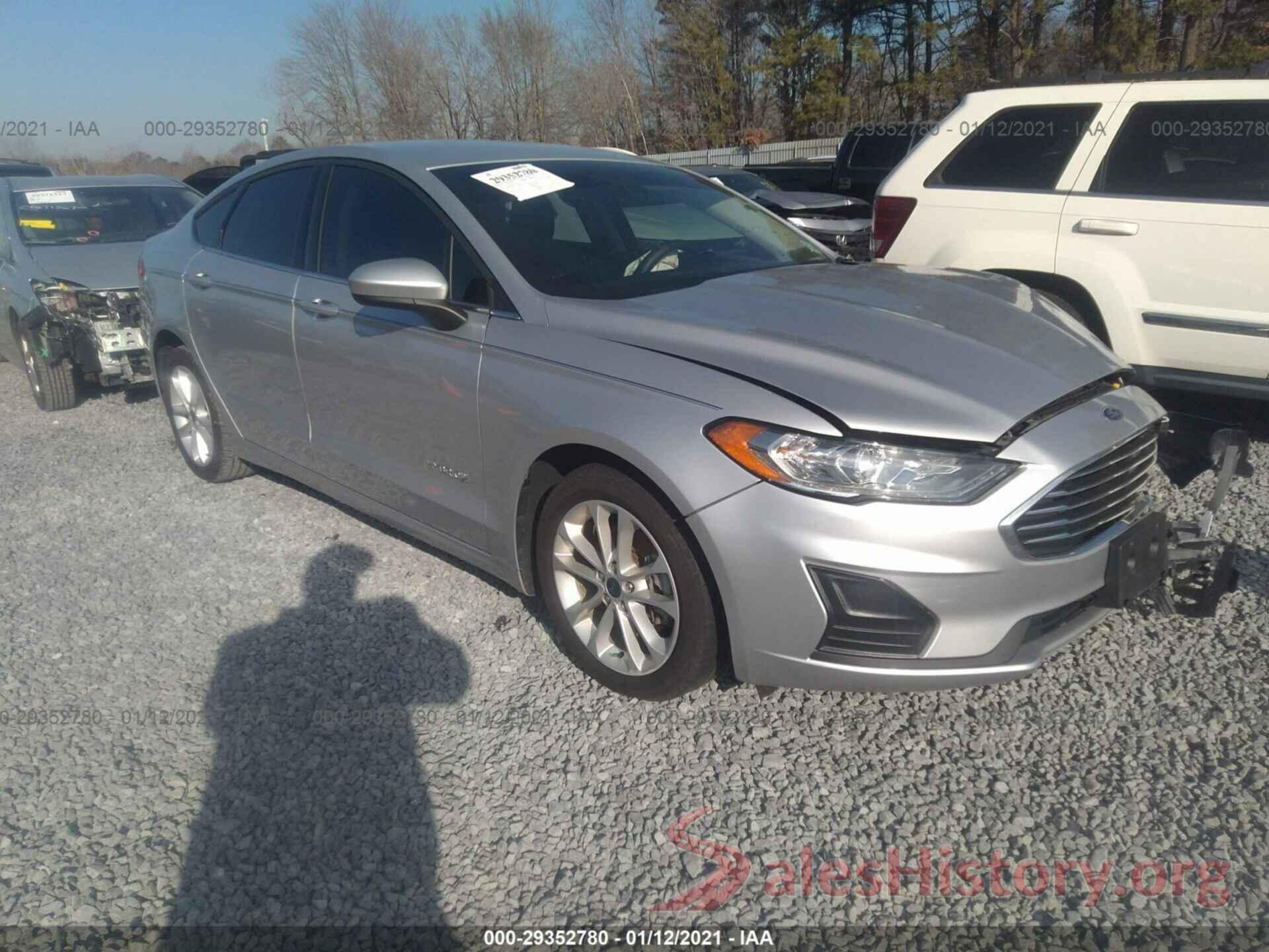 3FA6P0LU0KR192355 2019 FORD FUSION HYBRID