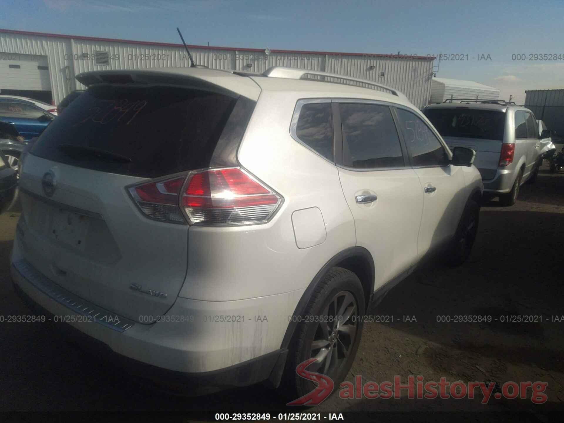 5N1AT2MV2GC741526 2016 NISSAN ROGUE