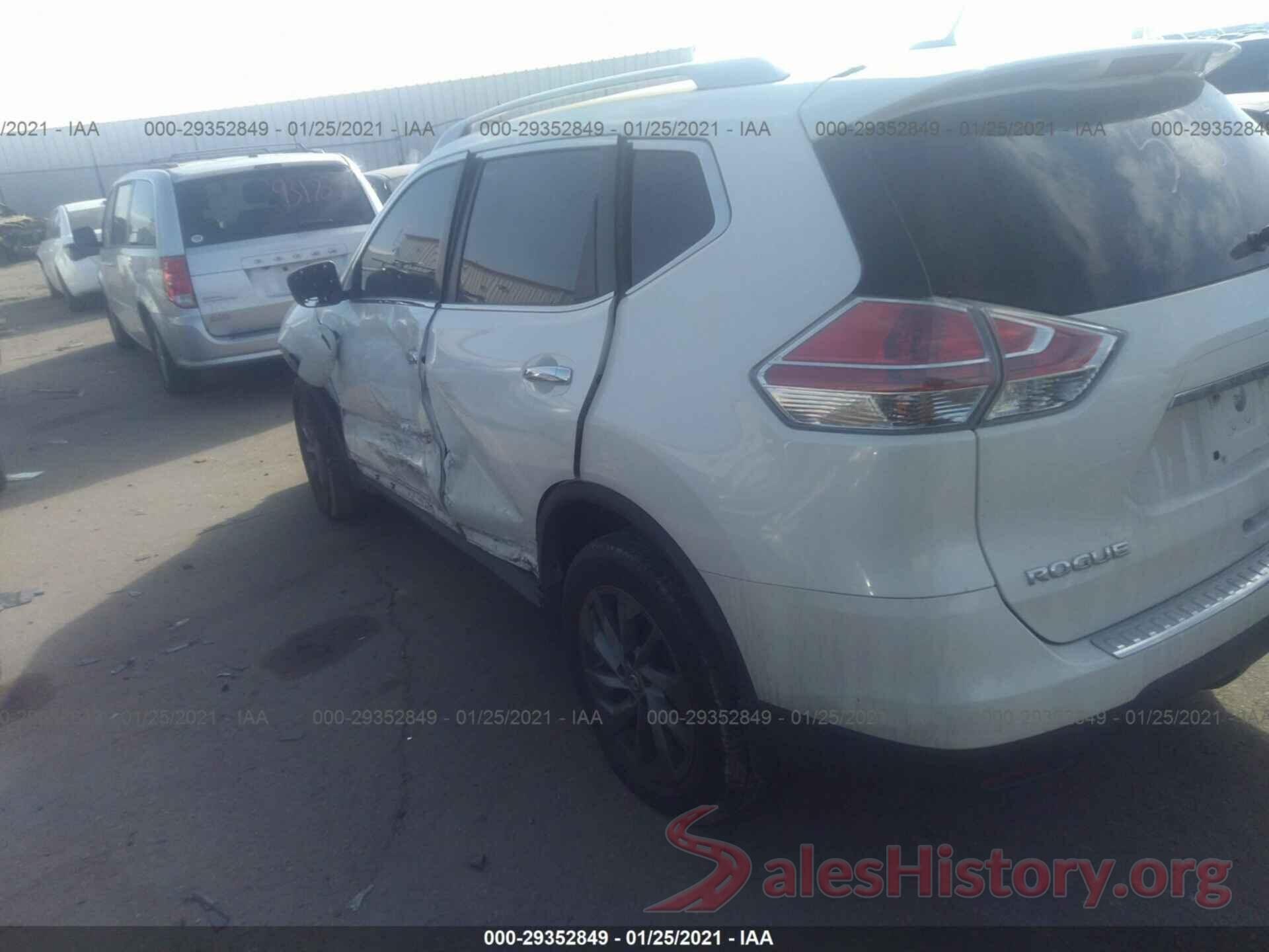 5N1AT2MV2GC741526 2016 NISSAN ROGUE