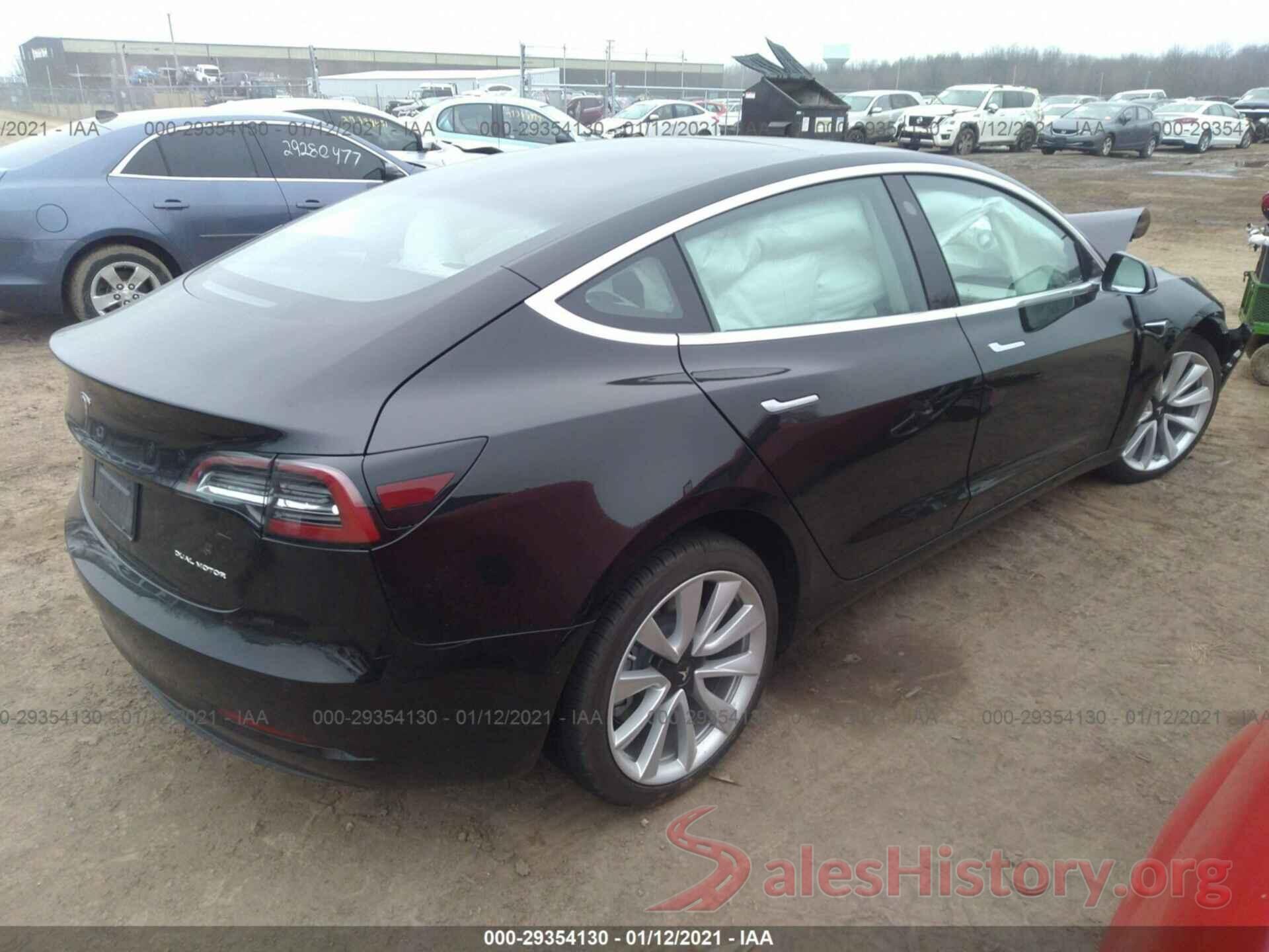 5YJ3E1EB2LF795962 2020 TESLA MODEL 3