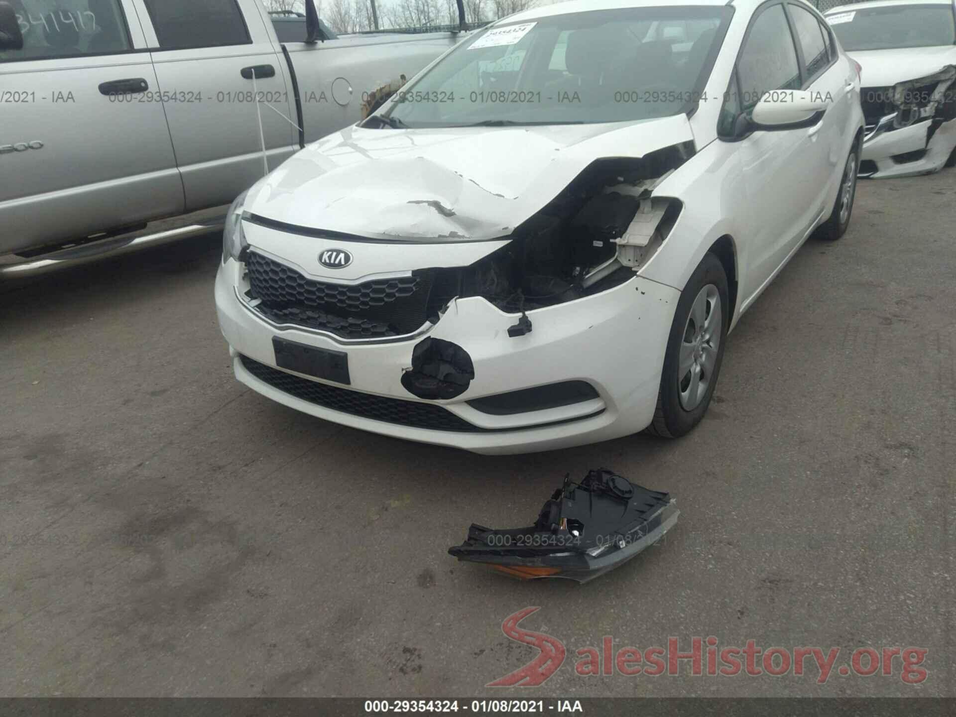 KNAFK4A61G5616718 2016 KIA FORTE