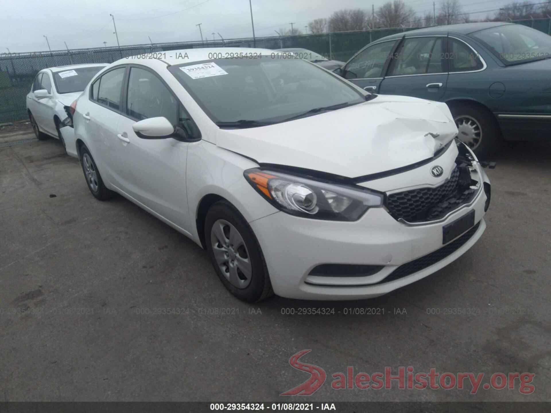 KNAFK4A61G5616718 2016 KIA FORTE