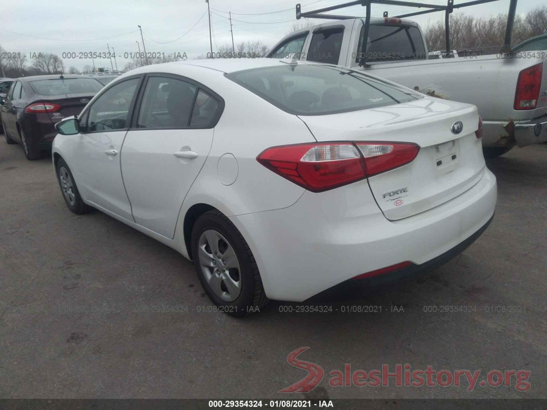 KNAFK4A61G5616718 2016 KIA FORTE