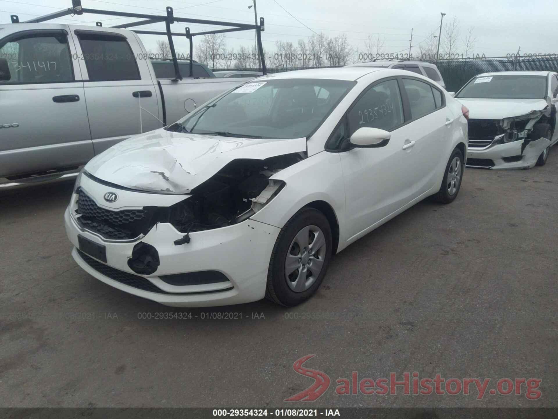 KNAFK4A61G5616718 2016 KIA FORTE