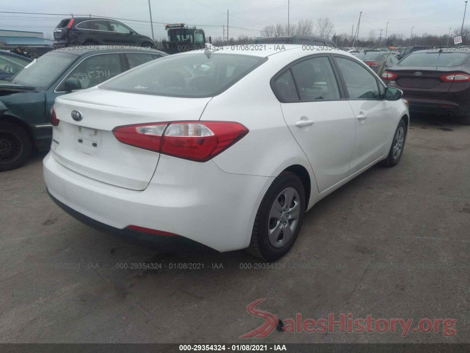 KNAFK4A61G5616718 2016 KIA FORTE