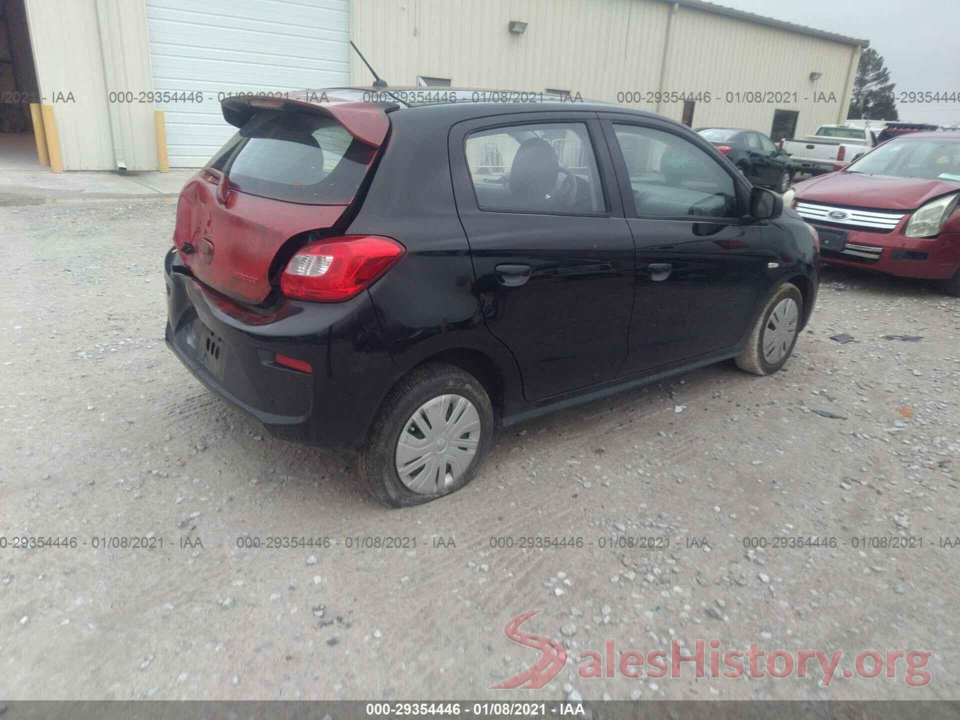 ML32A3HJXKH011700 2019 MITSUBISHI MIRAGE