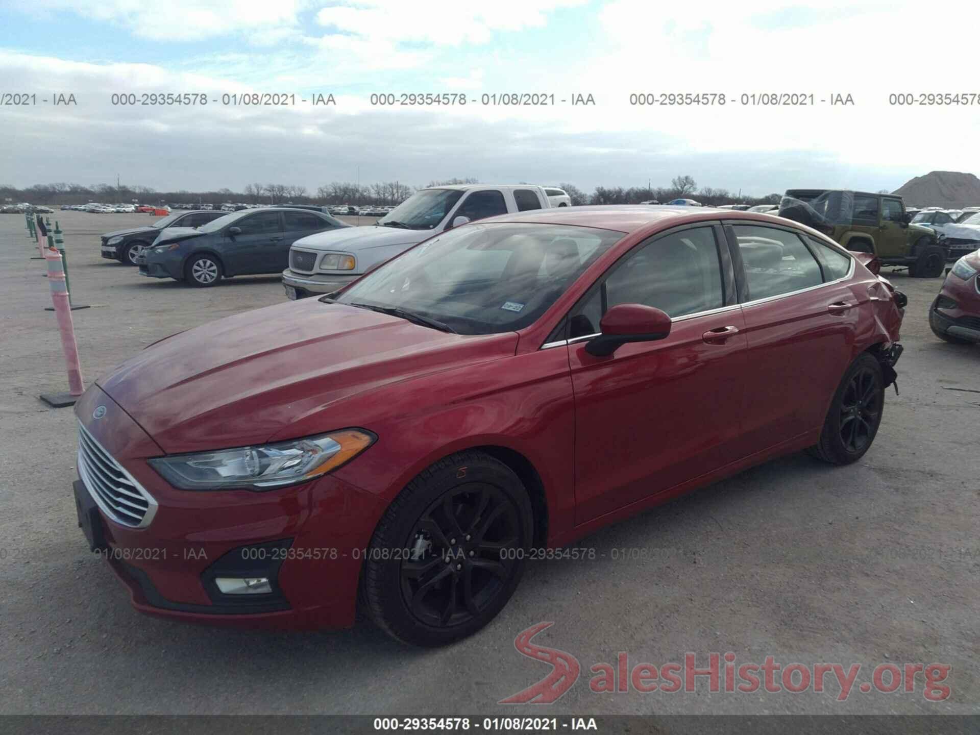 3FA6P0HD3LR219607 2020 FORD FUSION