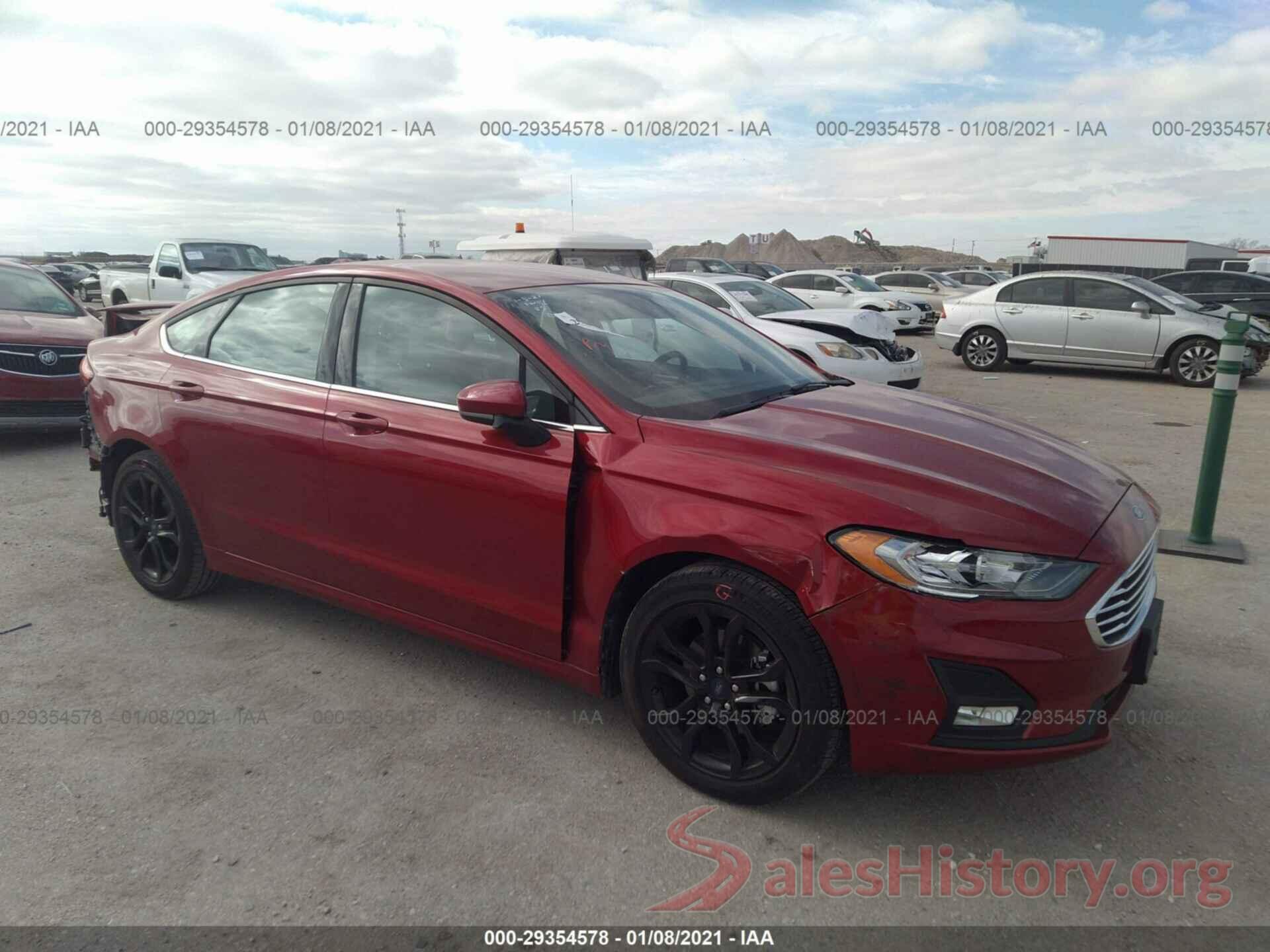 3FA6P0HD3LR219607 2020 FORD FUSION