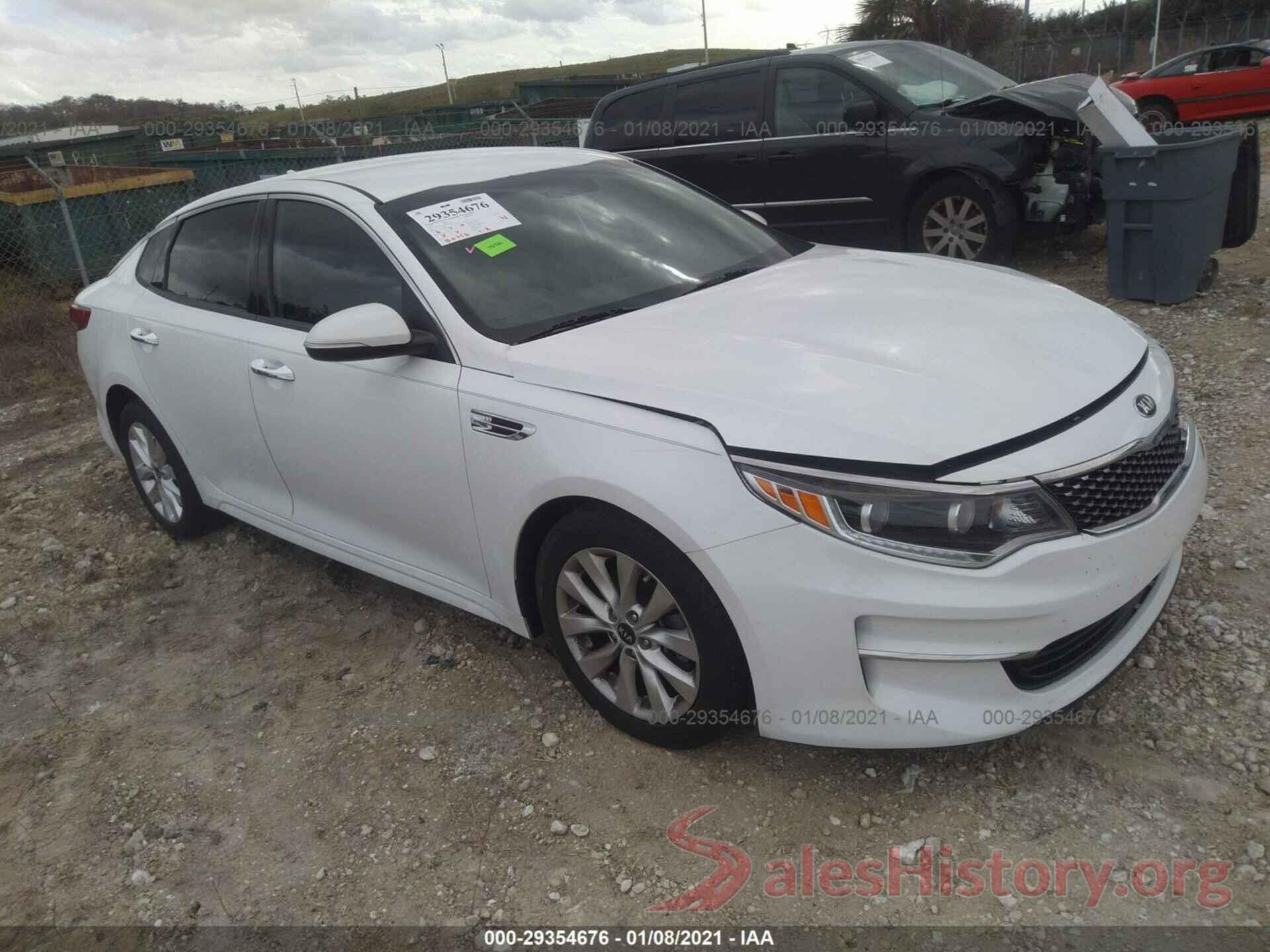 5XXGU4L3XGG012567 2016 KIA OPTIMA